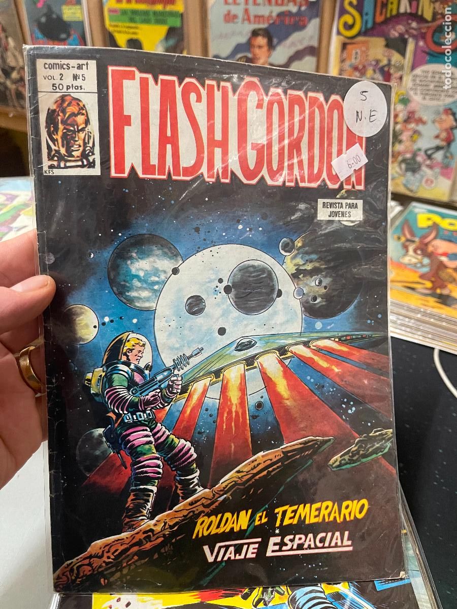 C&oacute;mics: FLAH GORDON VOLUMEN 2 EDITORIAL VERTICE NUMERO 5 NORMAL ESTADO - Foto 1