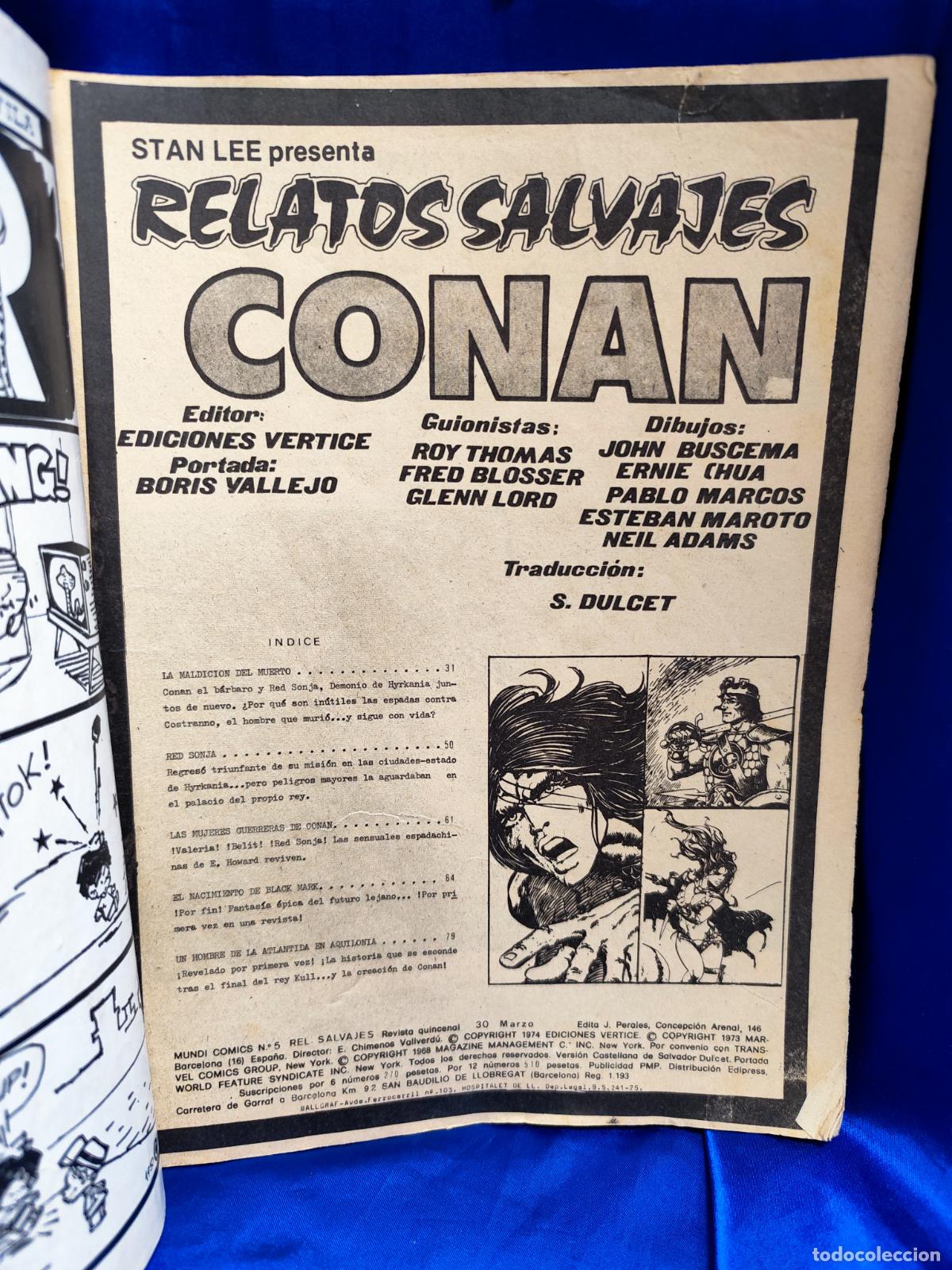 C&oacute;mics: conan el b&aacute;rbaro VOL 1 NUM 5 - Foto 6