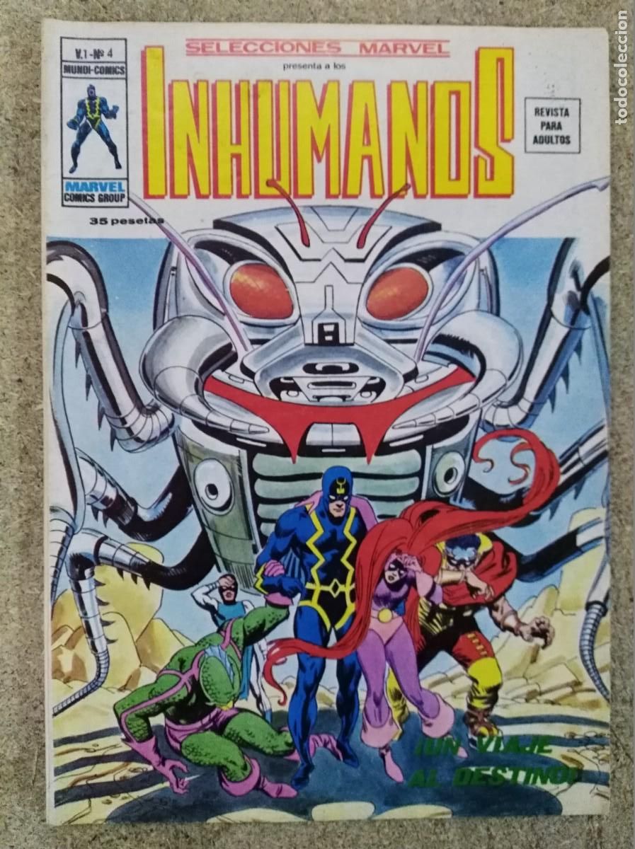 C&oacute;mics: Selecciones Marvel 4.Vol. 1.Inhumanos.Marvel.Vertice - Foto 1