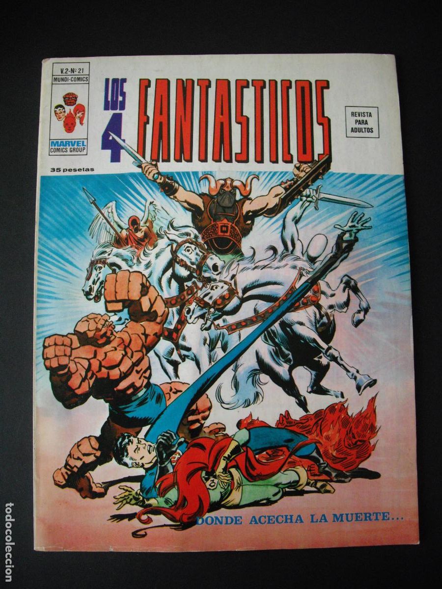 C&oacute;mics: MARVEL LOS CUATRO FANTASTICOS DE VERTICE V 2 N&ordm; 21 - Foto 1