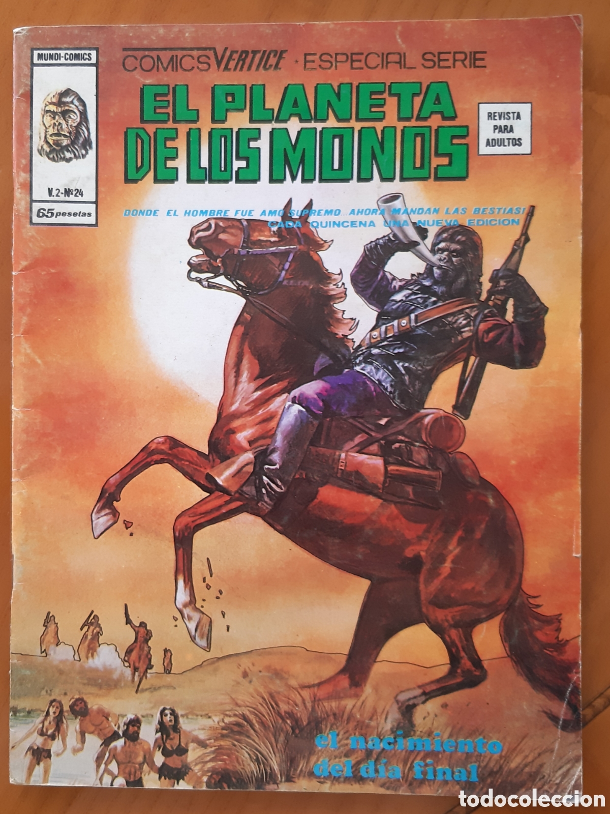 C&oacute;mics: C&oacute;mic El Planeta de los Monos. V&eacute;rtice. N&uacute;mero 24. - Foto 1