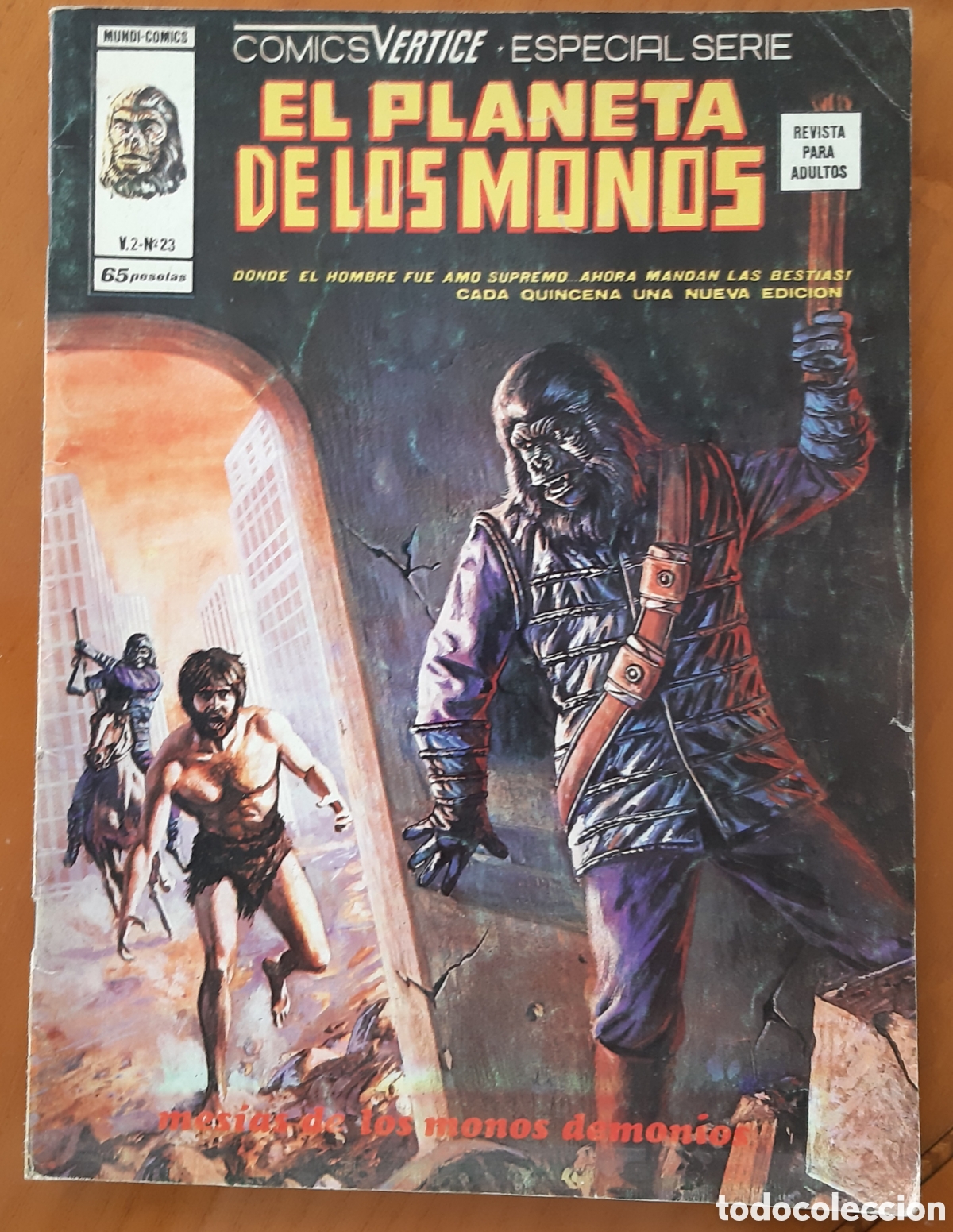 C&oacute;mics: C&oacute;mic El Planeta de los Monos. V&eacute;rtice. N&uacute;mero 23 - Foto 1