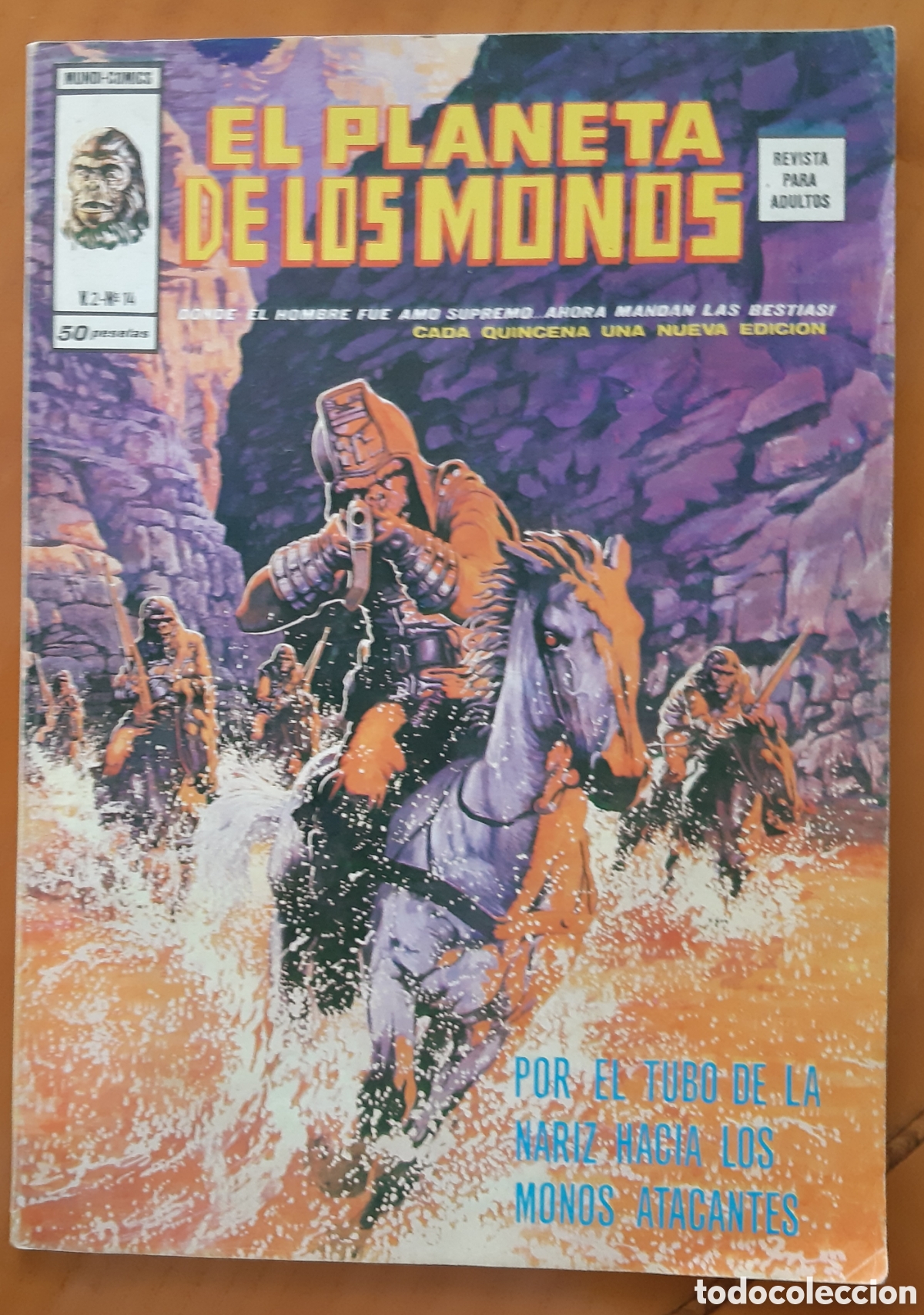 C&oacute;mics: C&oacute;mic El Planeta de los Monos. V&eacute;rtice. N&uacute;mero 14 - Foto 1