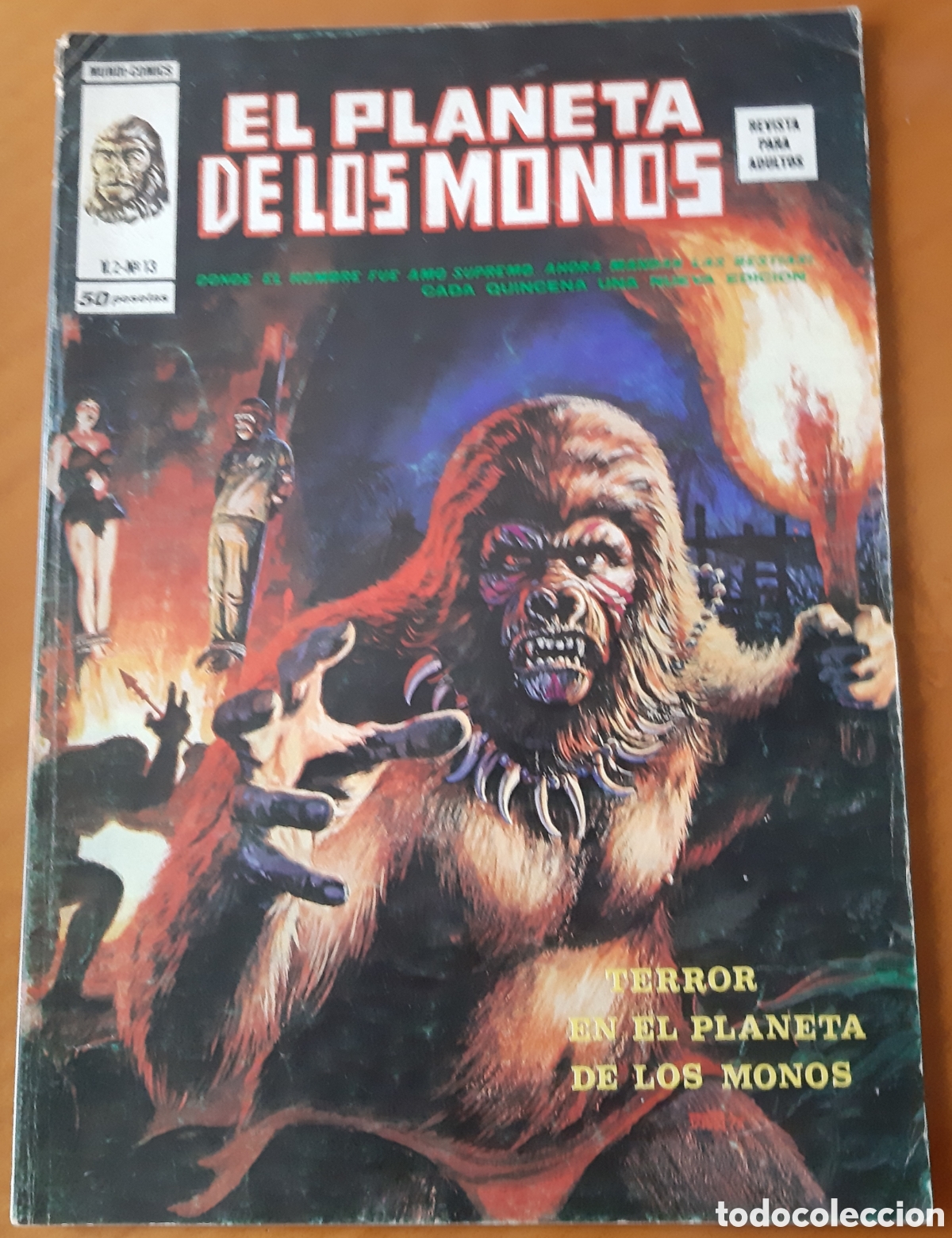C&oacute;mics: C&oacute;mic El Planeta de los Monos. V&eacute;rtice. Volumen 2 n&uacute;mero 13 - Foto 1