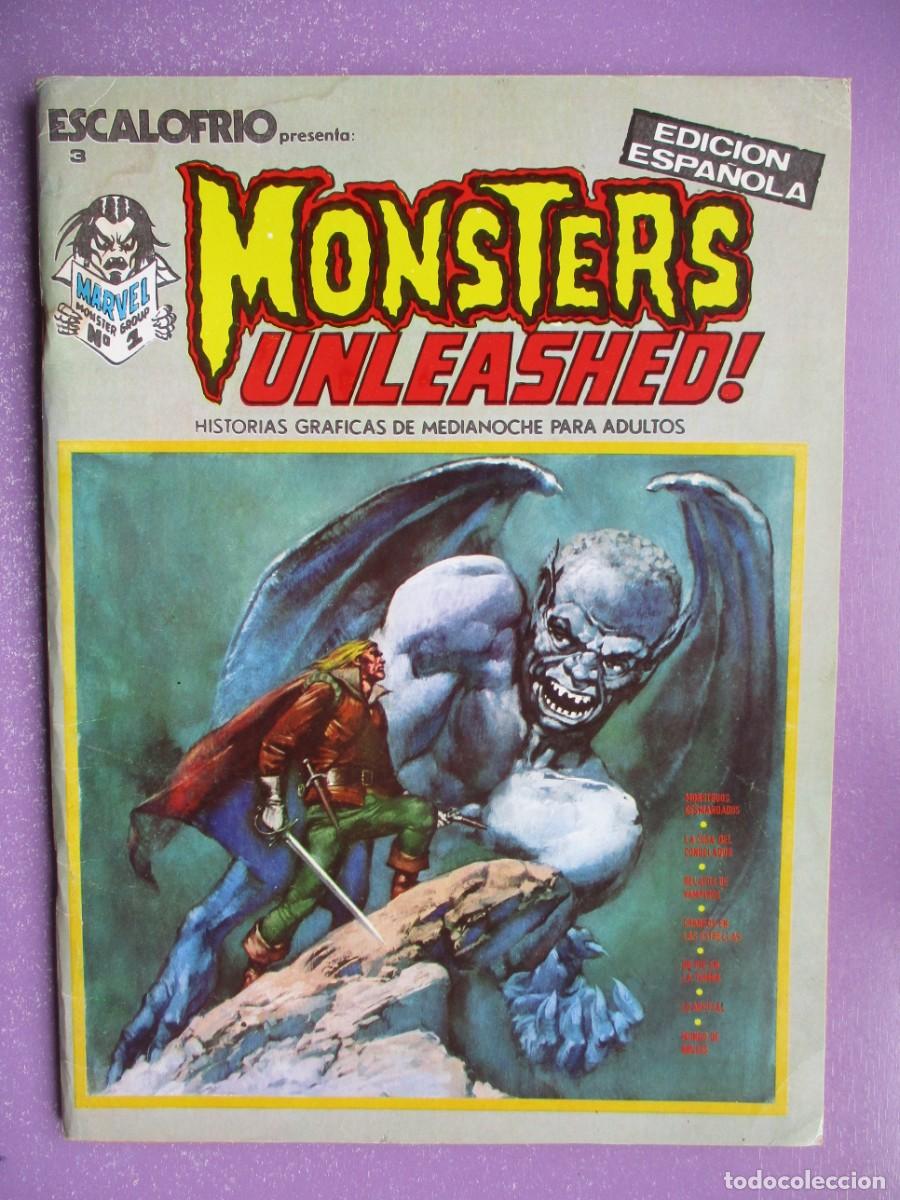 C&oacute;mics: ESCALOFRIO 3 VERTICE MONSTERS UNLEASHED &iexcl;&iexcl;&iexcl;&iexcl; BUEN ESTADO !!!! - Foto 1