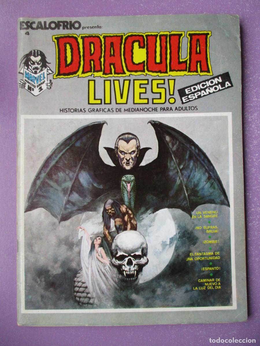 C&oacute;mics: ESCALOFRIO 4 VERTICE DRACULA LIVES &iexcl;&iexcl;&iexcl;&iexcl; BUEN ESTADO !!!! - Foto 1