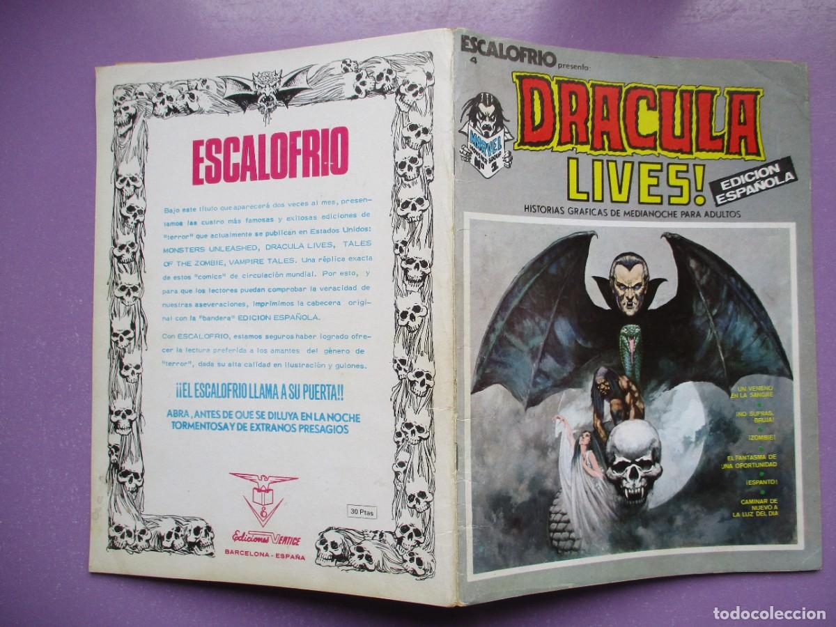 C&oacute;mics: ESCALOFRIO 4 VERTICE DRACULA LIVES &iexcl;&iexcl;&iexcl;&iexcl; BUEN ESTADO !!!! - Foto 3