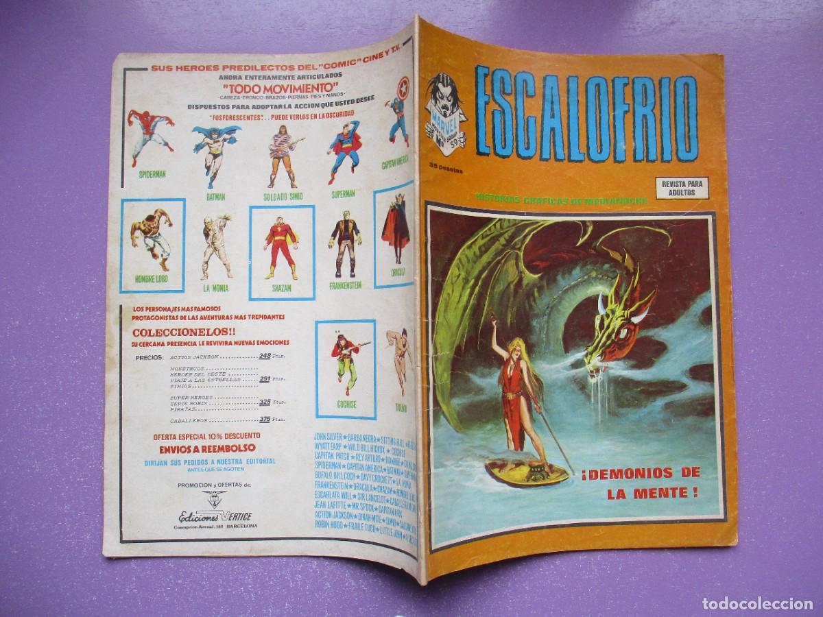 C&oacute;mics: ESCALOFRIO 59 VERTICE &iexcl;&iexcl;&iexcl;&iexcl; BUEN ESTADO !!!! - Foto 3
