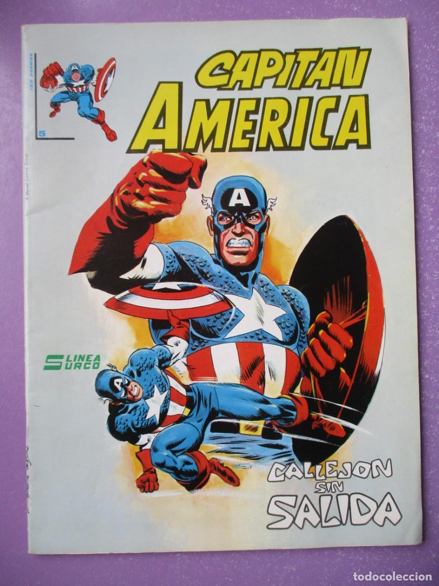 C&oacute;mics: CAPITAN AMERICA 5 LINEA SURCO VERTICE &iexcl;&iexcl;&iexcl;&iexcl; EXCELENTE ESTADO !!!! - Foto 1