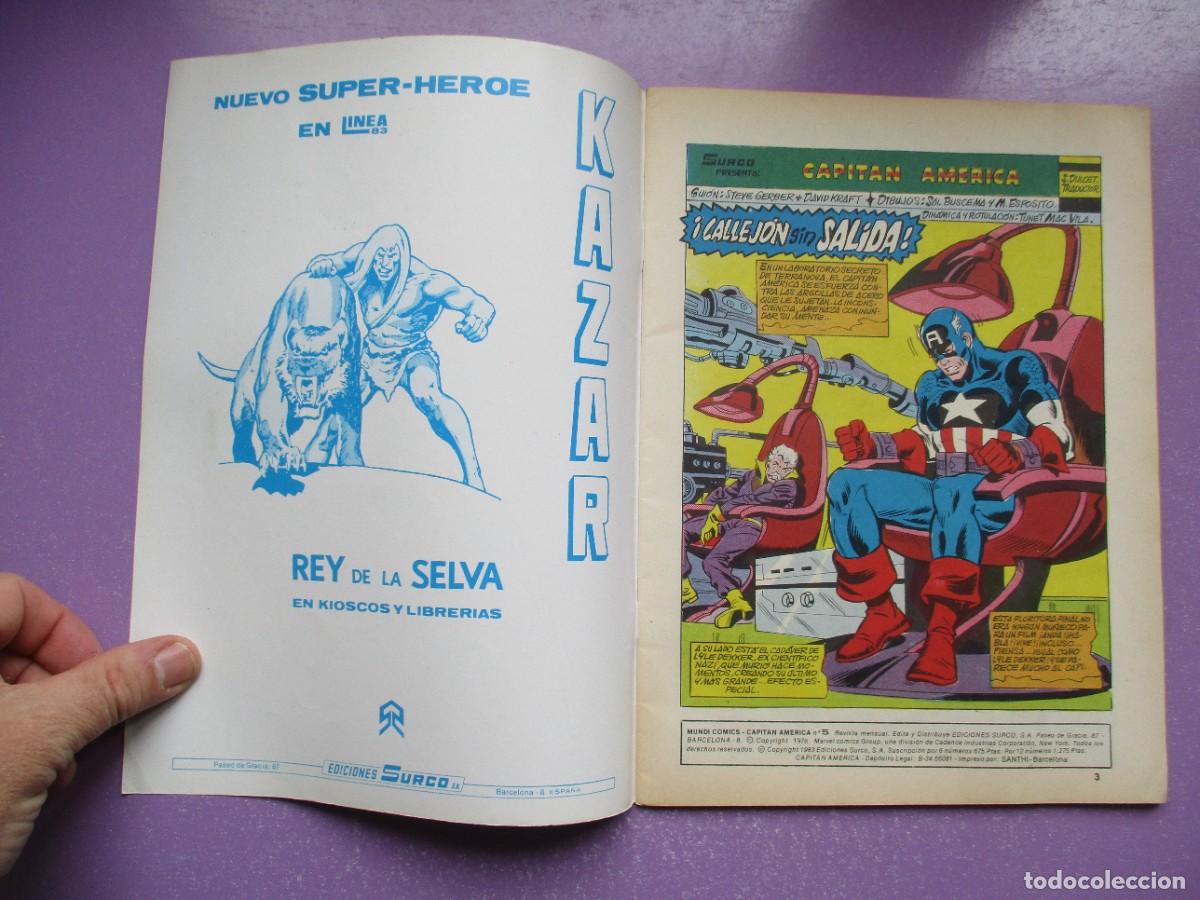 C&oacute;mics: CAPITAN AMERICA 5 LINEA SURCO VERTICE &iexcl;&iexcl;&iexcl;&iexcl; EXCELENTE ESTADO !!!! - Foto 4
