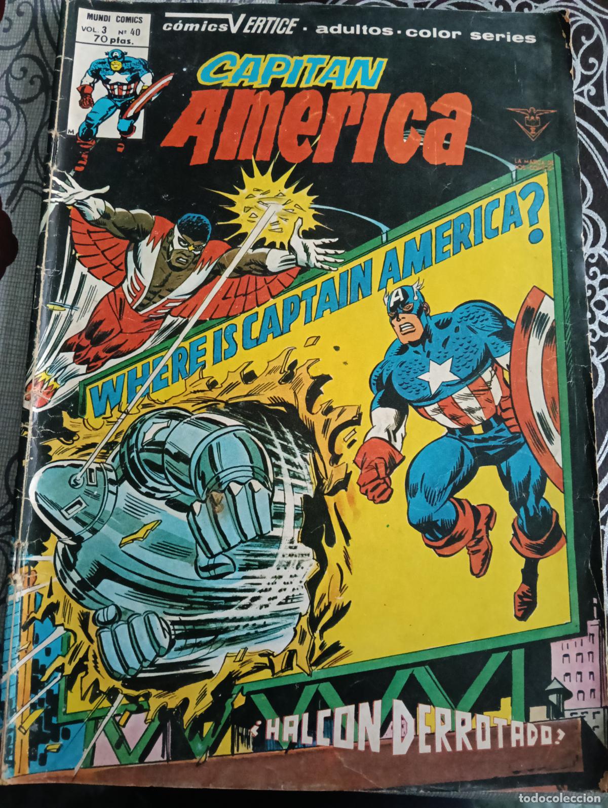 C&oacute;mics: CAPITAN AMERICA N&ordm; 40 MUNDI COMICS Vol 3 - Foto 1