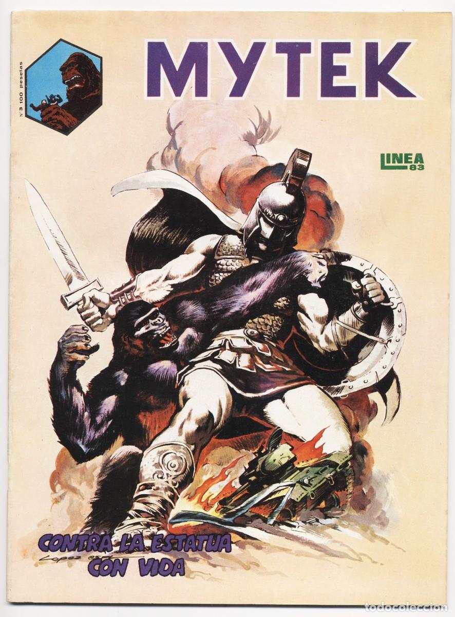 C&oacute;mics: MYTEK EL PODEROSO N&ordm; 5 CONTRA LA ESTATUA CON VIDA LINEA 83 EDICIONES SURCO 1983 - Foto 1