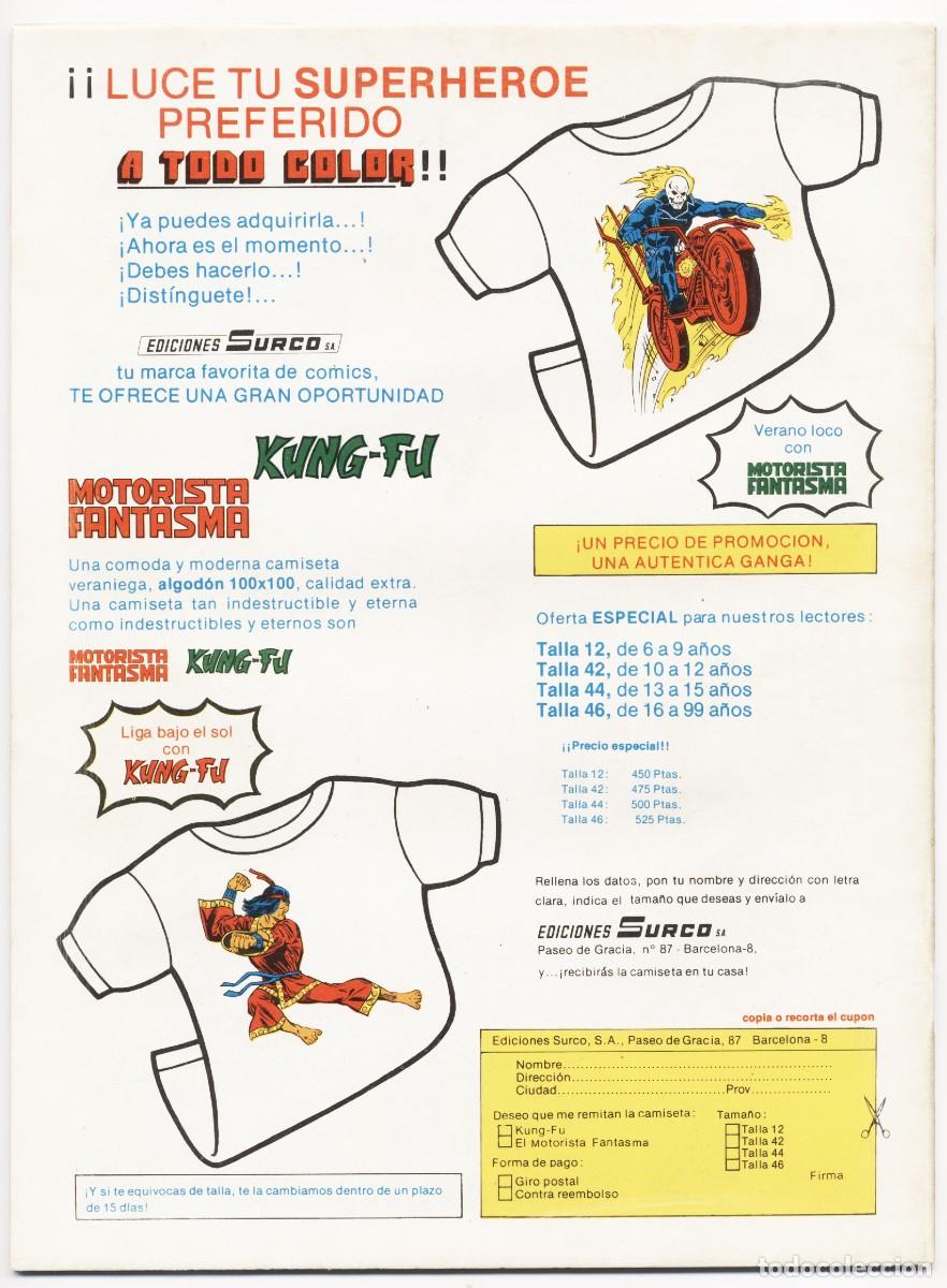 C&oacute;mics: MYTEK EL PODEROSO N&ordm; 5 CONTRA LA ESTATUA CON VIDA LINEA 83 EDICIONES SURCO 1983 - Foto 2