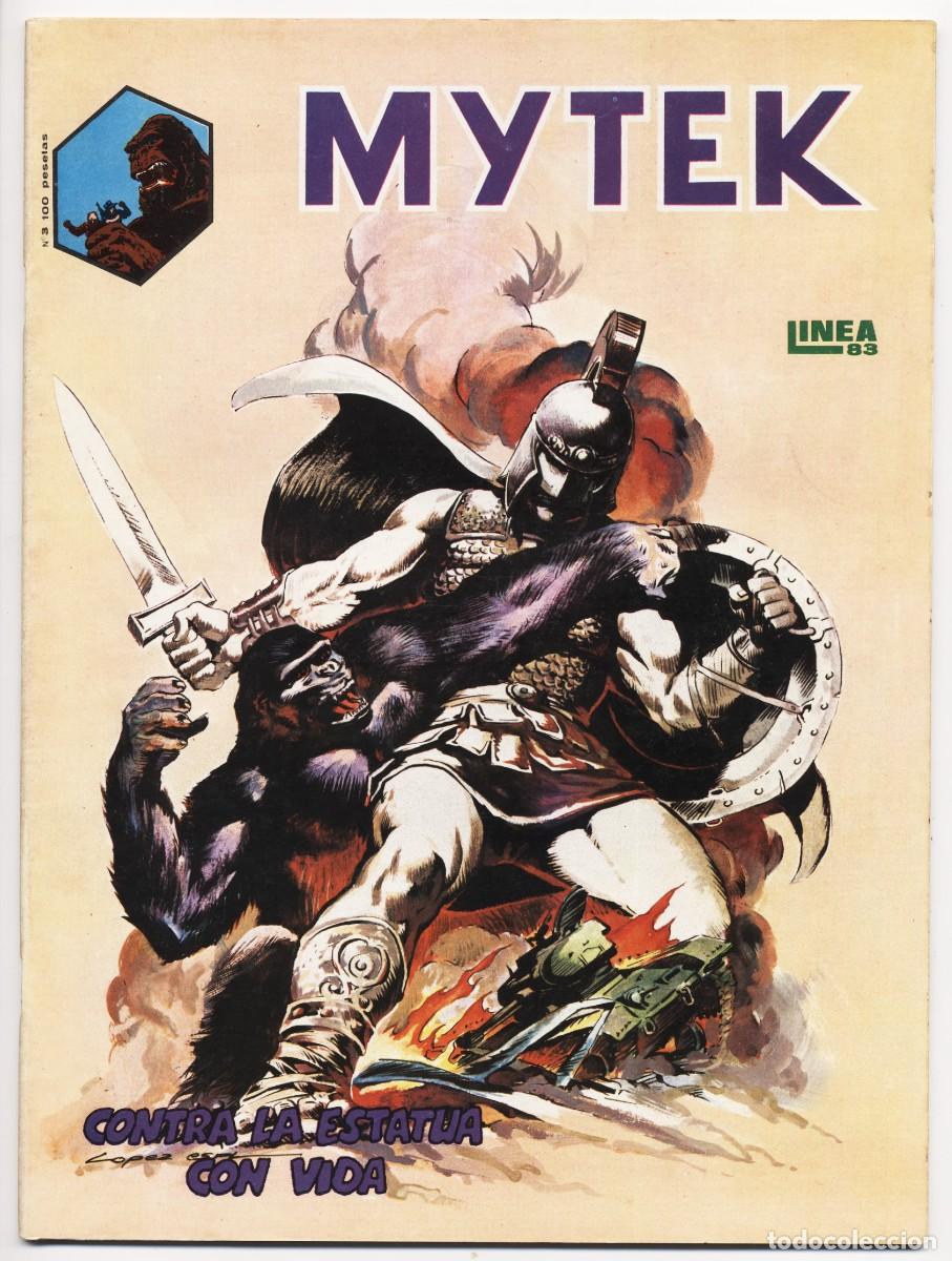 C&oacute;mics: MYTEK EL PODEROSO N&ordm; 5 CONTRA LA ESTATUA CON VIDA LINEA 83 EDICIONES SURCO 1983 - Foto 1