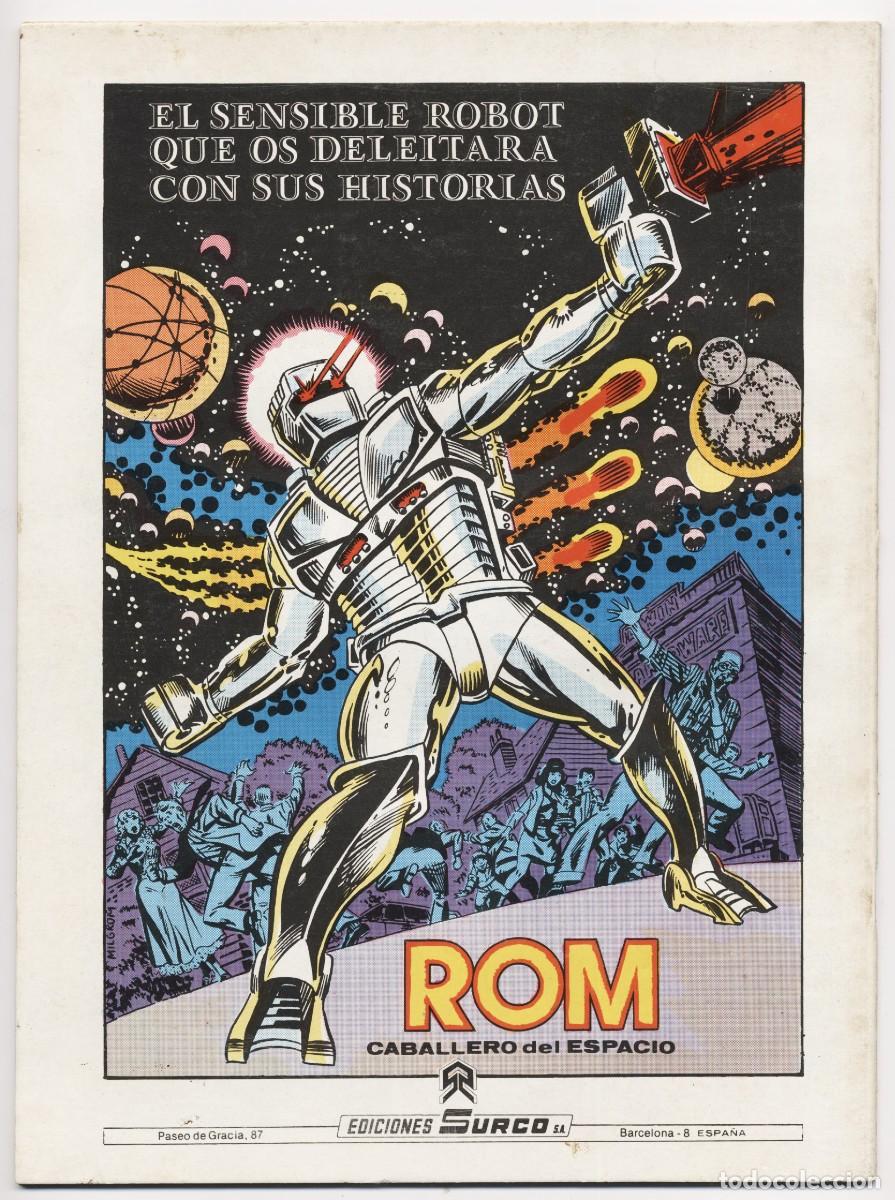 C&oacute;mics: MYTEK EL PODEROSO N&ordm; 10 GOGRA REAPARECE LINEA 83 EDICIONES SURCO 1983 - Foto 2