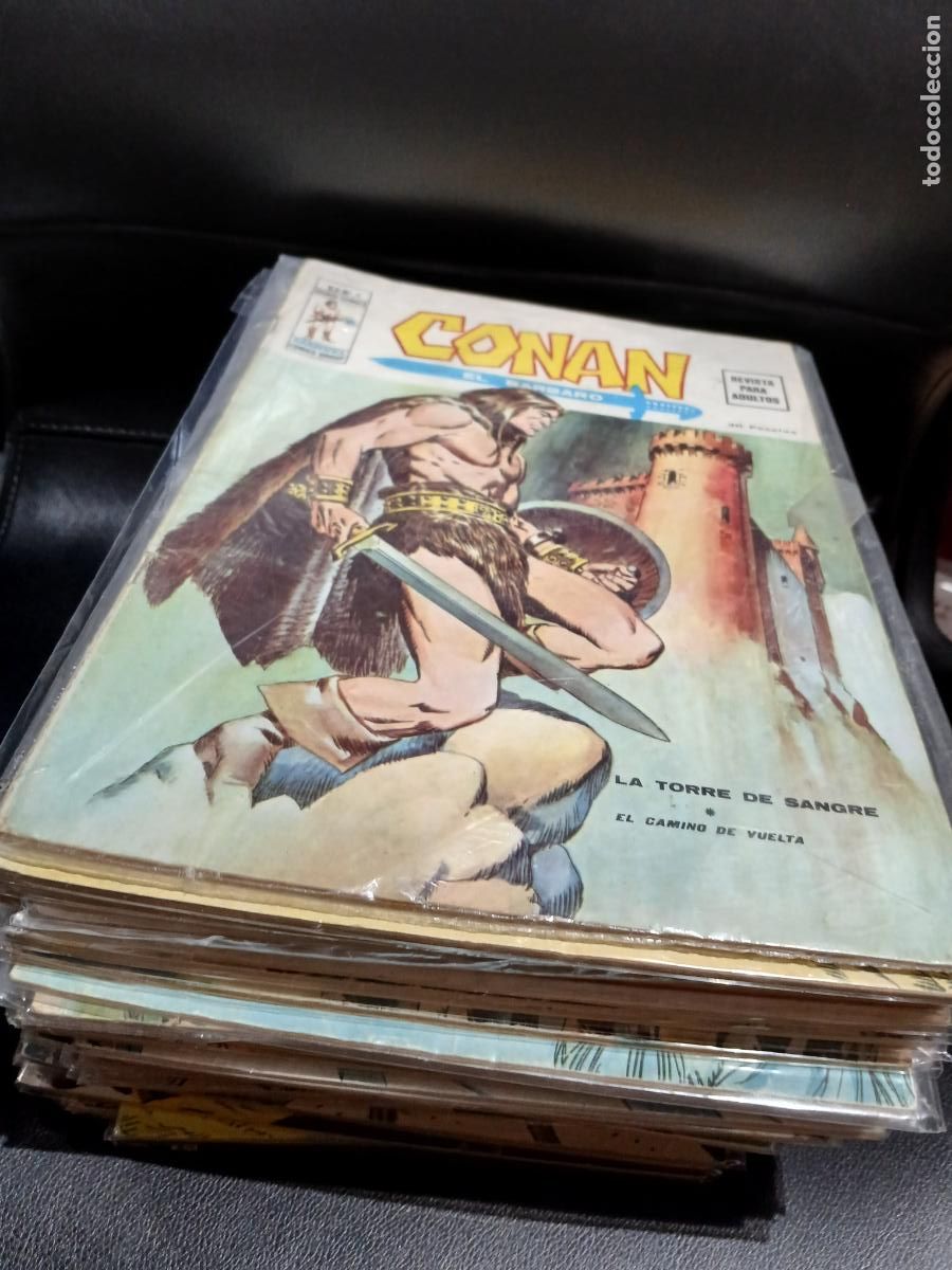 C&oacute;mics: LOTE DE 40 N&Uacute;MEROS DE CONAN EL BARBARO, VOLUMEN 2 -EDICIONES VERTICE- - Foto 1