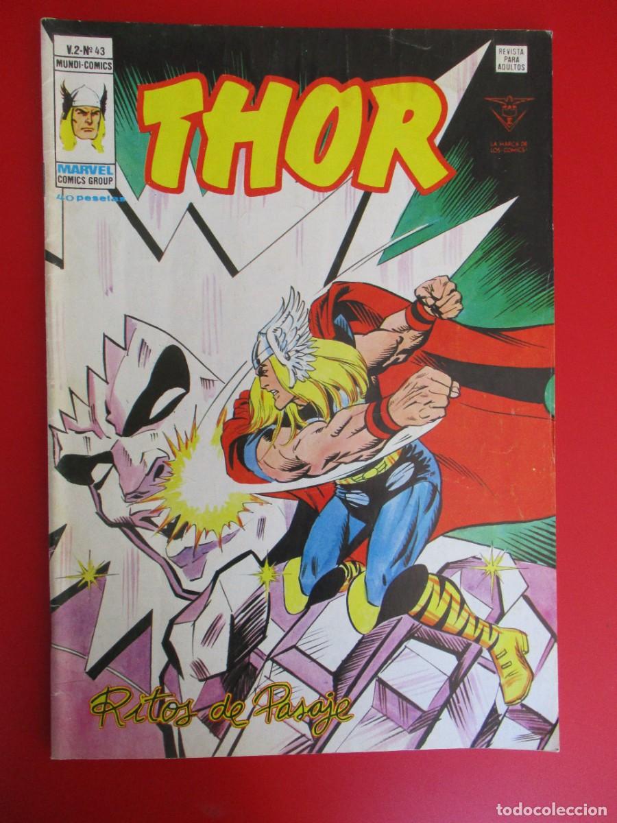 C&oacute;mics: THOR (1974, VERTICE) 43 &middot; V-1979 &middot; RITOS DE PASAJE - Foto 1