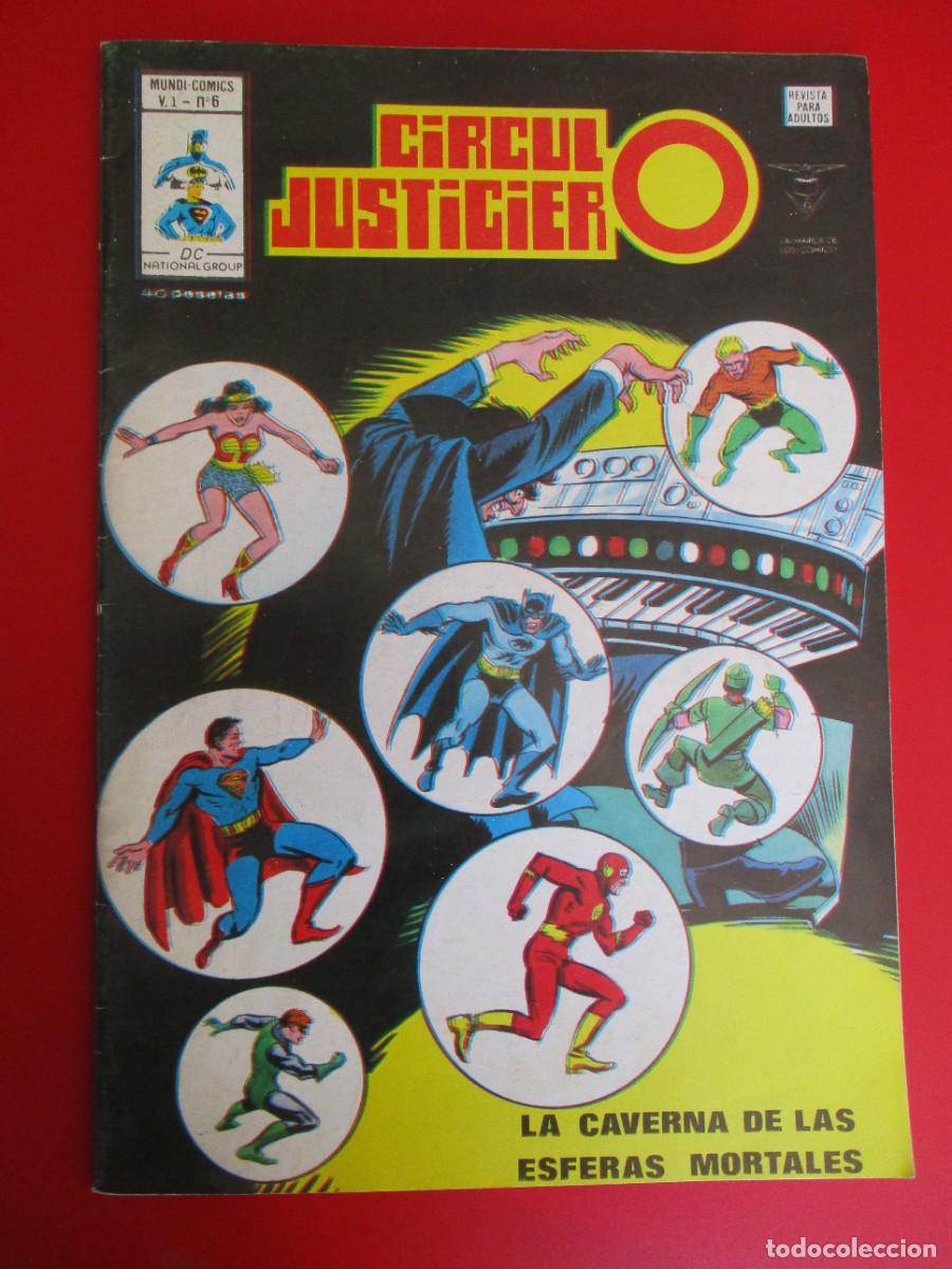 C&oacute;mics: CIRCULO JUSTICIERO (1978, VERTICE) 6 &middot; 1980 &middot; LA CAVERNA DE LAS ESFERAS MORTALES - Foto 1
