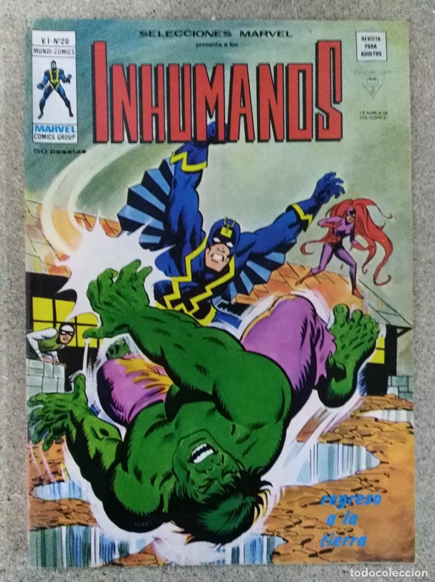 C&oacute;mics: Selecciones Marvel 20.Vol. 1.Los Inhumanos.Marvel.Vertice - Foto 1