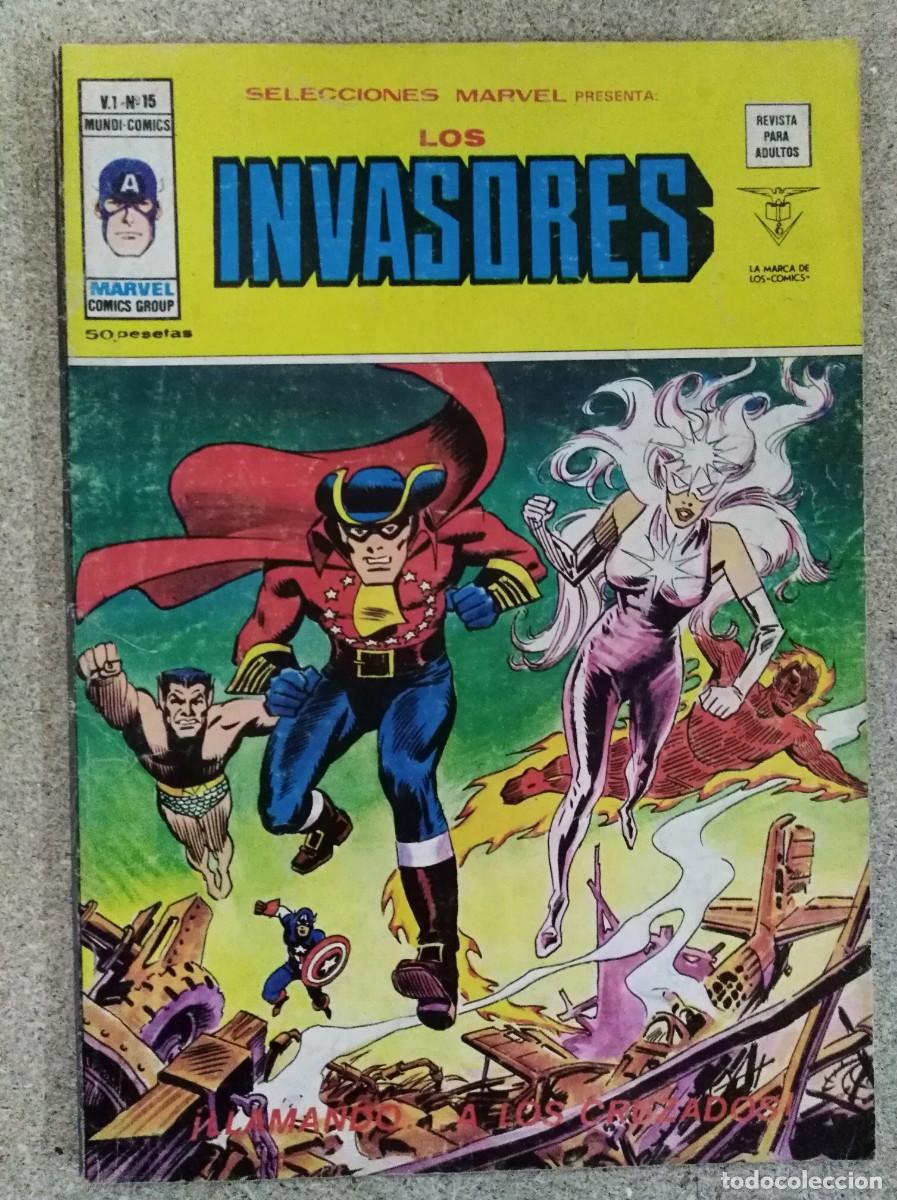 C&oacute;mics: Selecciones Marvel 15.Vol. 1.Los Invasores.Marvel.Vertice - Foto 1