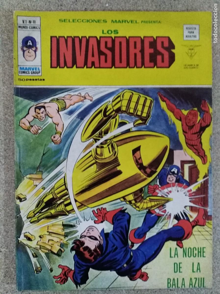 C&oacute;mics: Selecciones Marvel 11.Vol. 1.Los Invasores.Marvel.Vertice - Foto 1