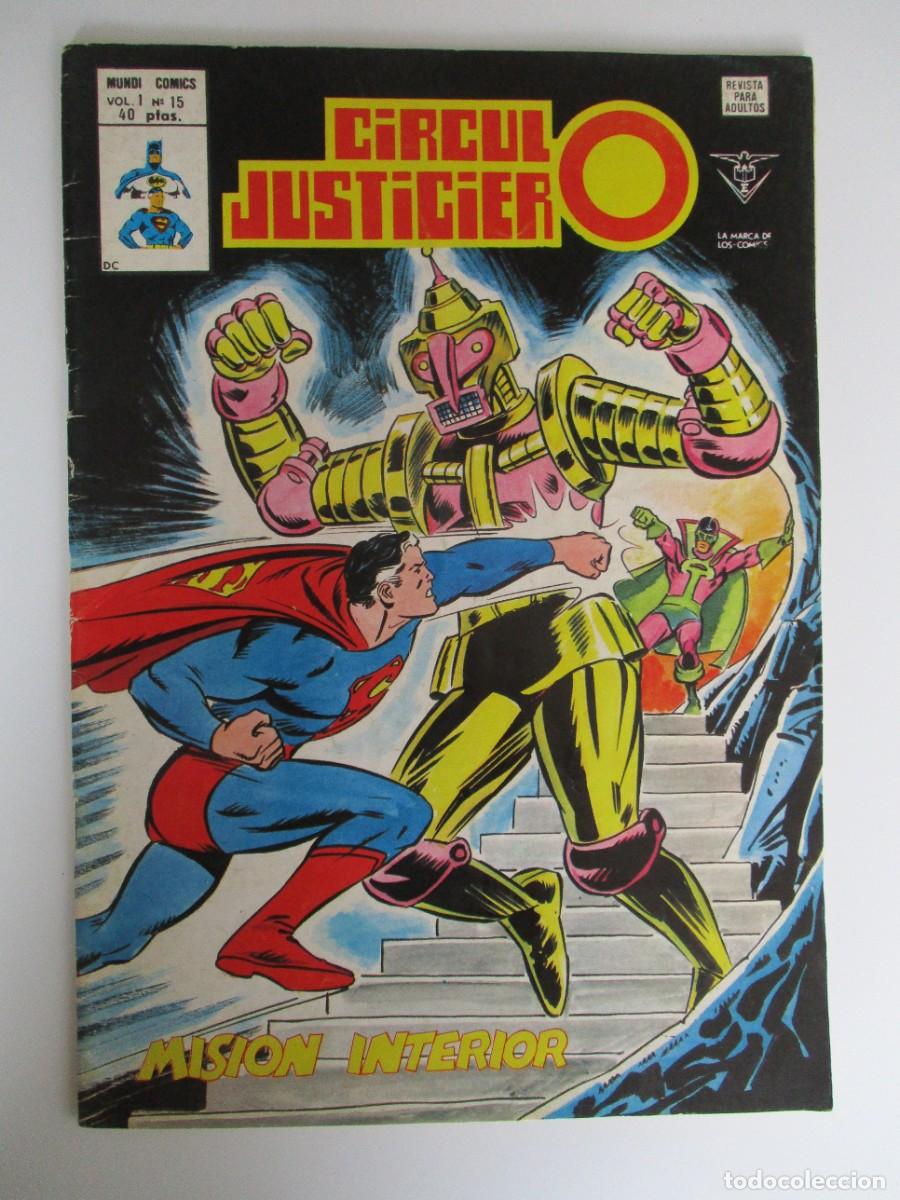 C&oacute;mics: CIRCULO JUSTICIERO (1978, VERTICE) 15 &middot; 1980 &middot; MISION INTERIOR - Foto 1