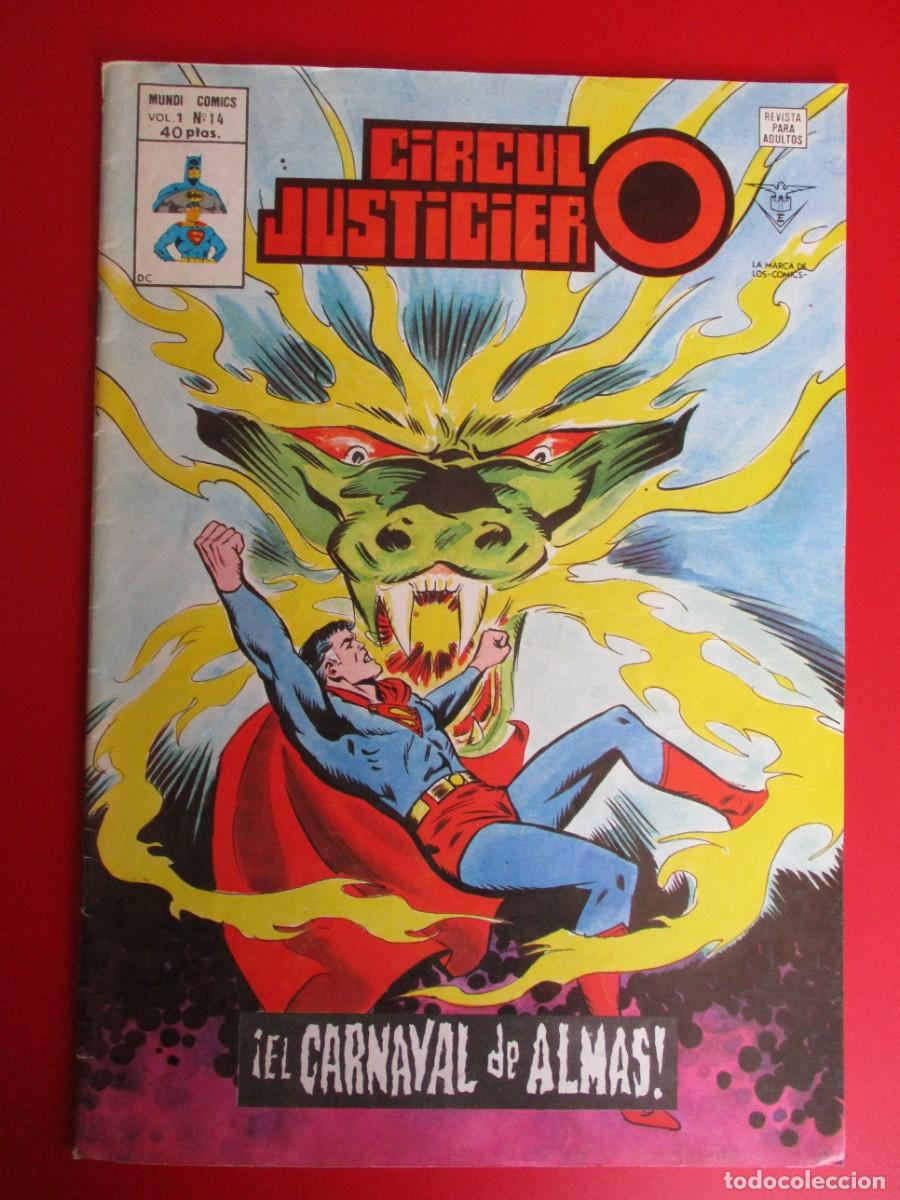 C&oacute;mics: CIRCULO JUSTICIERO (1978, VERTICE) 14 &middot; 1980 &middot; EL CARNAVAL DE ARMAS - Foto 1