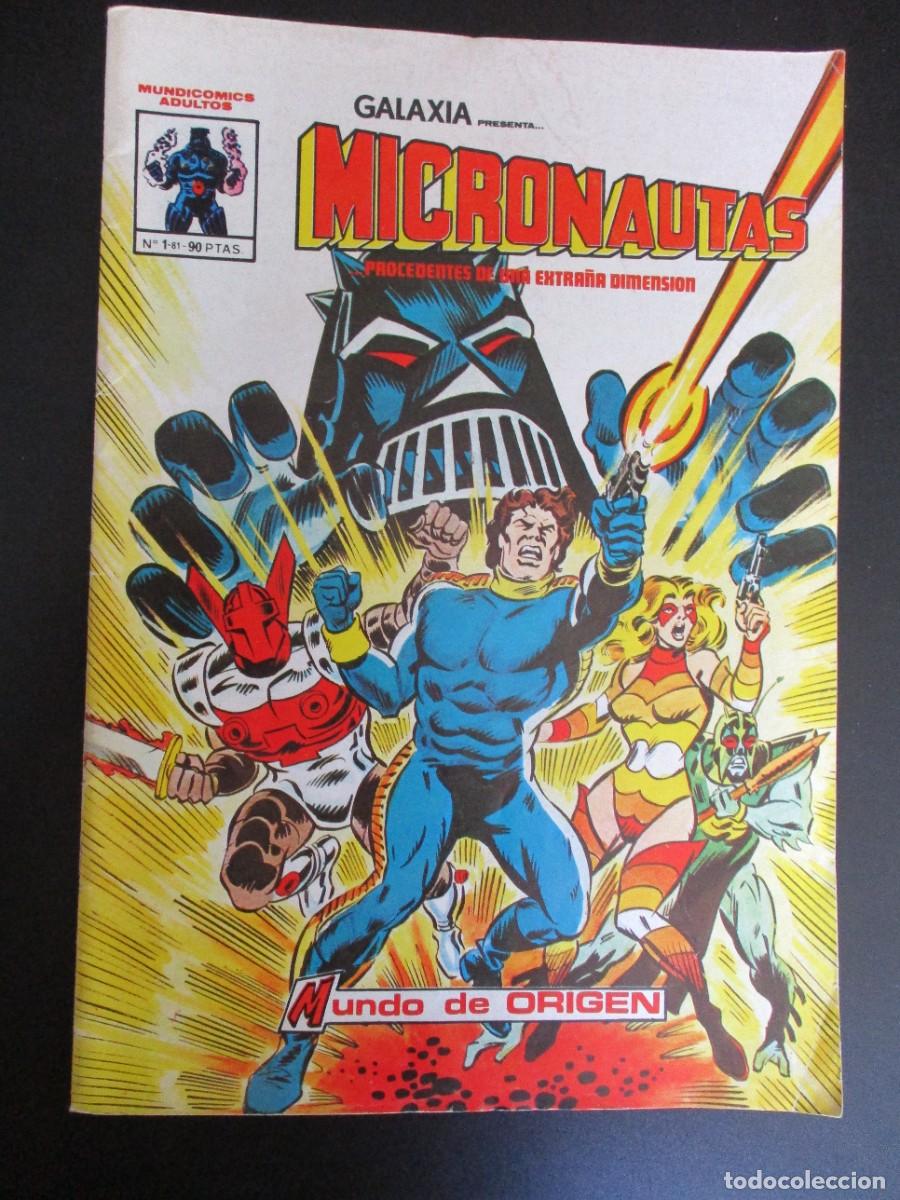 C&oacute;mics: MICRONAUTAS (1981, VERTICE) 1 &middot; X-1981 &middot; MUNDO DE ORIGEN - Foto 1