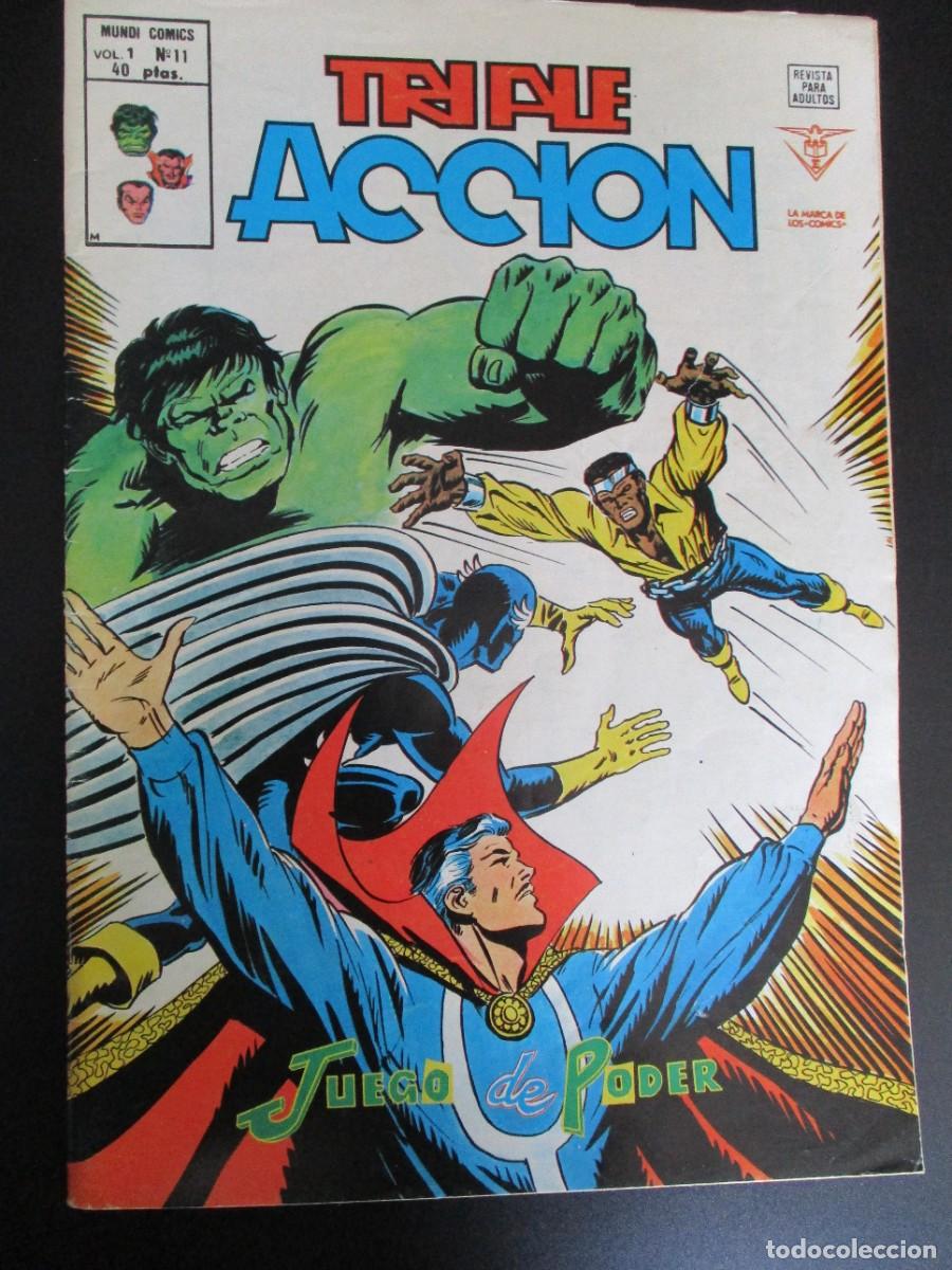C&oacute;mics: TRIPLE ACCION (1979, VERTICE) 11 &middot; II-1980 &middot; JUEGO DE PODER - Foto 1