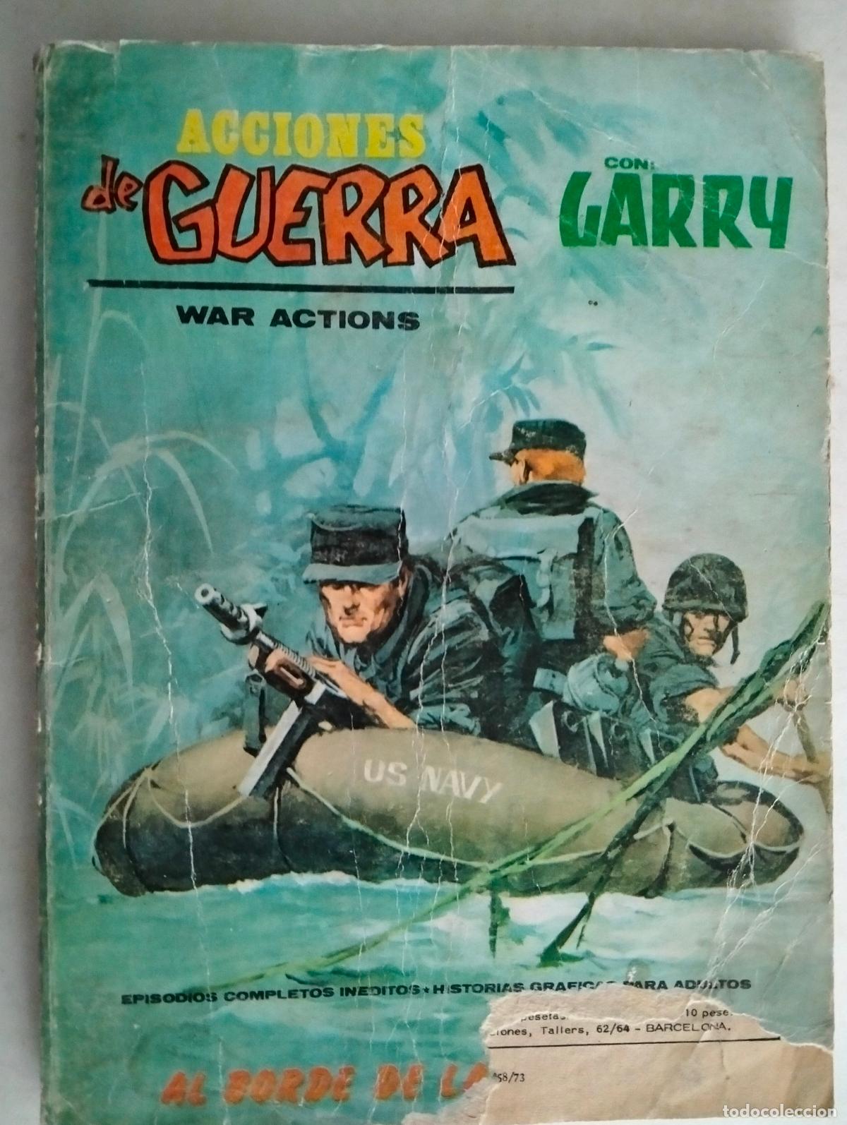 C&oacute;mics: ACCIONES DE GUERRA - COMANDOS N&ordm; 5, EDICIONES VERTICE, A&Ntilde;O 1973 - Foto 1