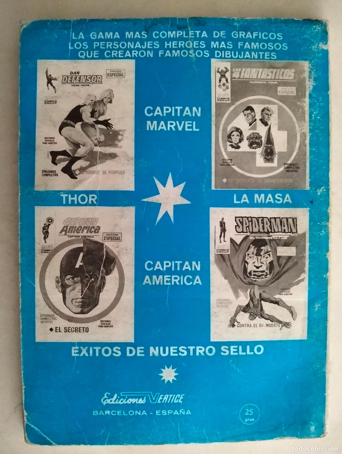 C&oacute;mics: LA MASA N&ordm; 17, EDICIONES VERTICE, A&Ntilde;O 1972 - Foto 3