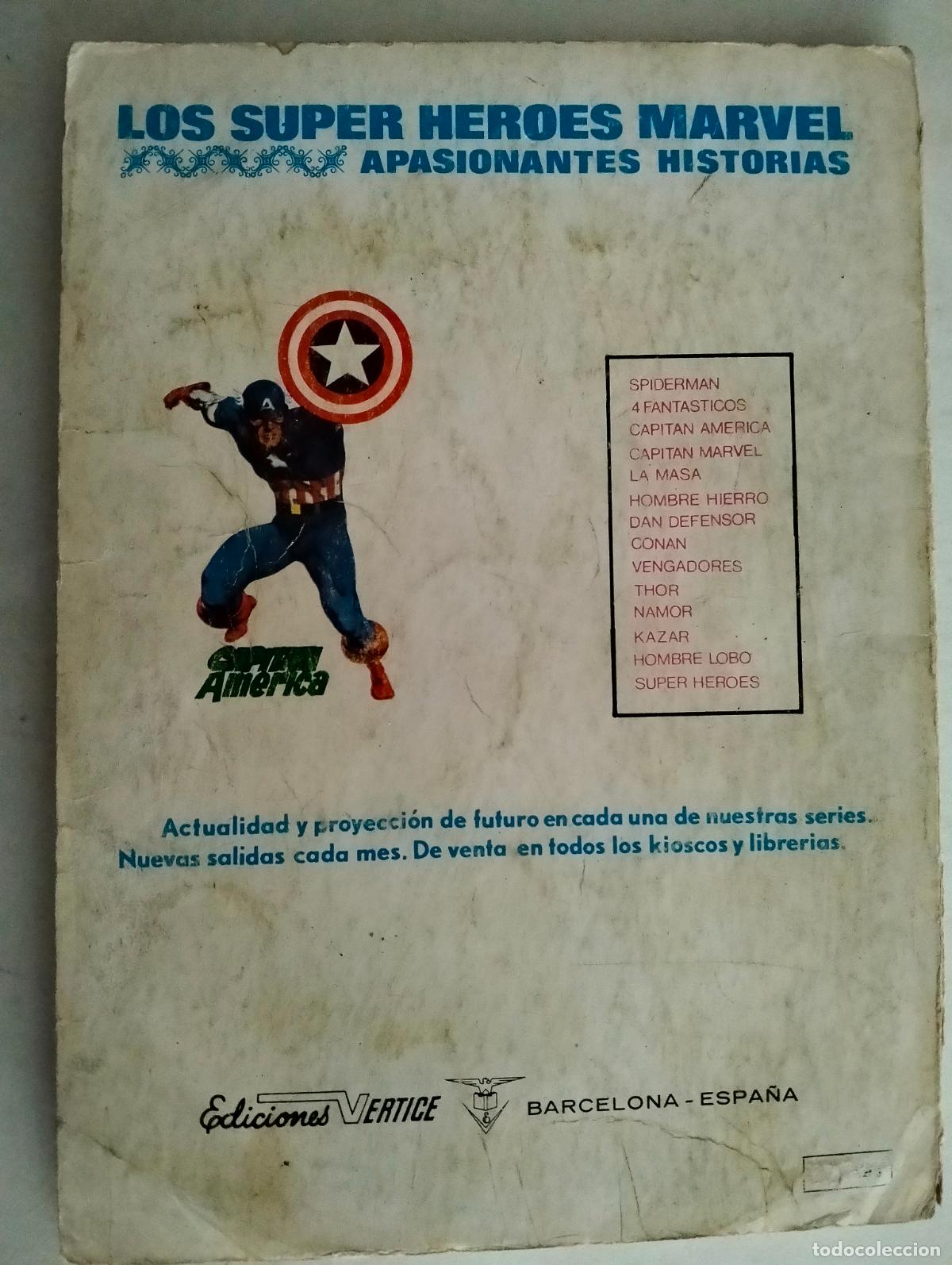 C&oacute;mics: PATRULLA X N&ordm; 21, EDICIONES VERTICE, A&Ntilde;O 1974 - Foto 3