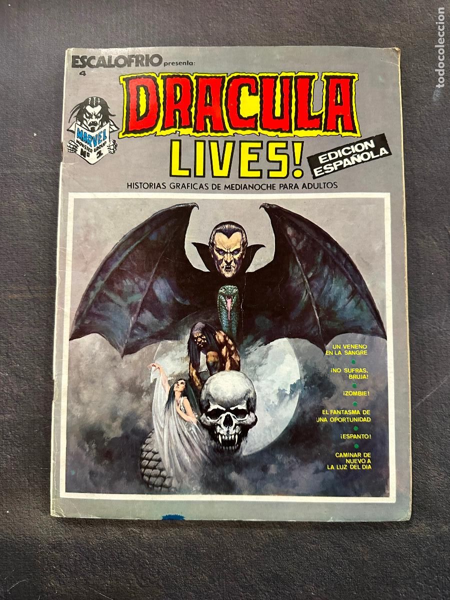 C&oacute;mics: Escalofrio num.4 Dracula Lives.Vertice - Foto 1