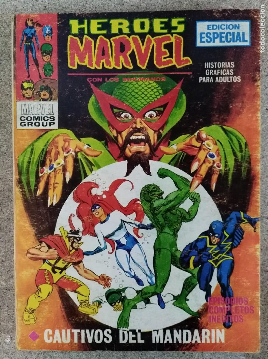 C&oacute;mics: Heroes Marvel 2. Vol.1.Los Inhumanos.Marvel.Vertice 25 ptas. - Foto 1