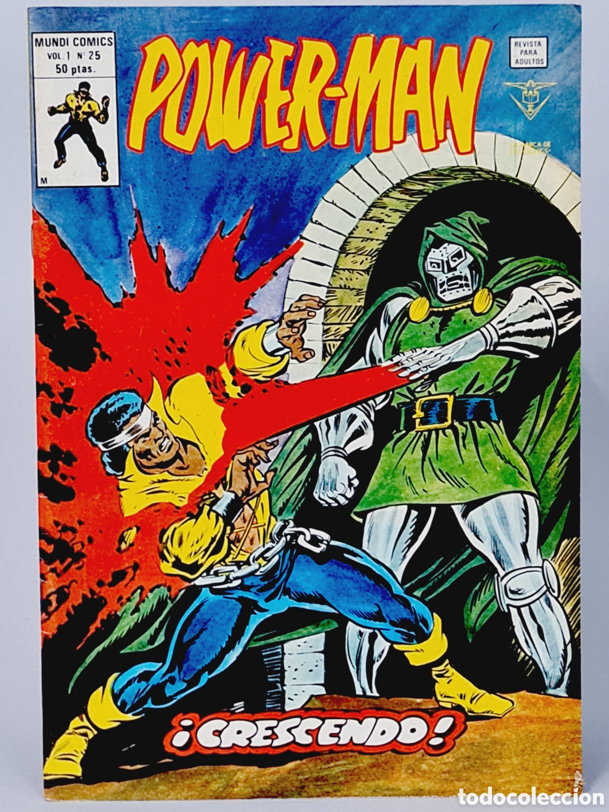 C&oacute;mics: EXCELENTE POWER-MAN 25 CRESCENDO MARVEL EDICIONES VERTICE POWERMAN - Foto 1