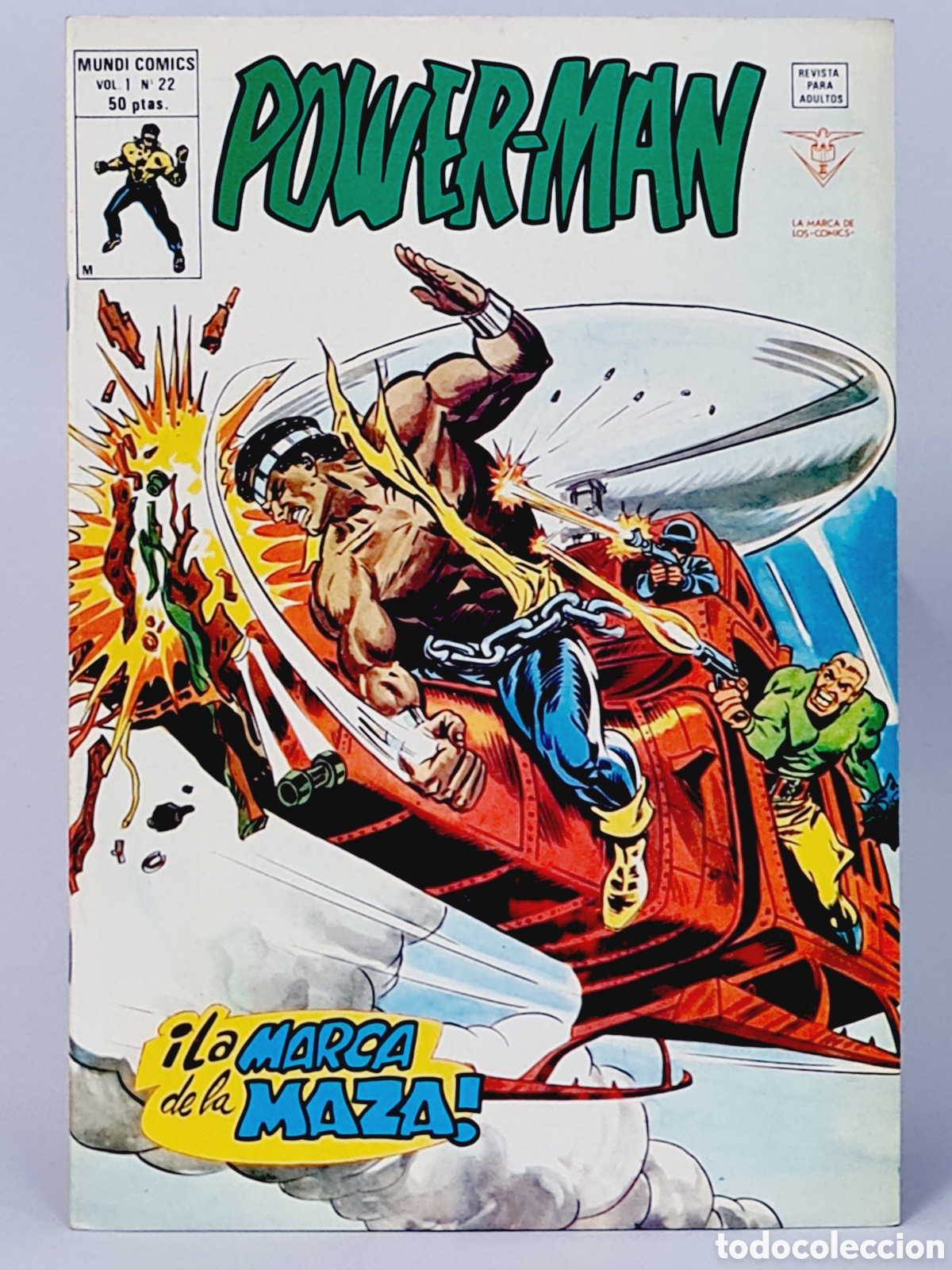 C&oacute;mics: EXCELENTE POWER-MAN 22 LA MARCA DE LA MAZA MARVEL EDICIONES VERTICE POWERMAN - Foto 1