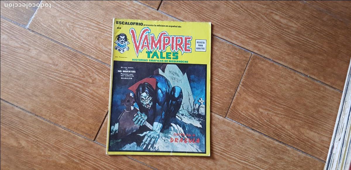 C&oacute;mics: ESCALOFRIO N&ordm; 22 VAMPIRE TALES MONSTER GROUP EDICIONES VERTICE. - Foto 1