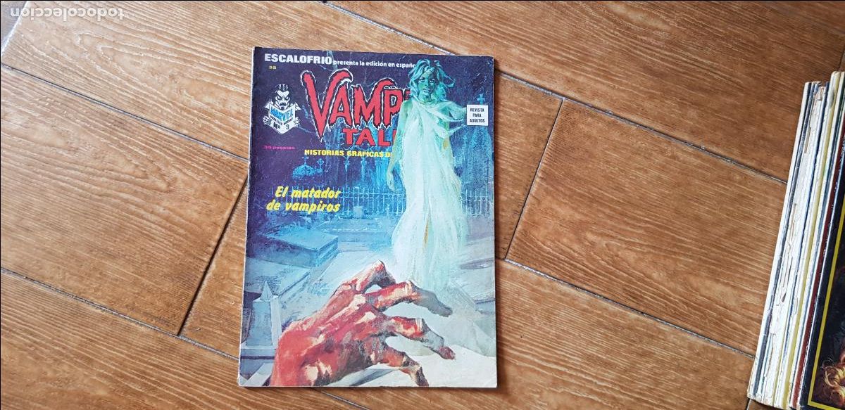 C&oacute;mics: ESCALOFRIO N&ordm; 35 VAMPIRE TALES MONSTER GROUP EDICIONES VERTICE. - Foto 1