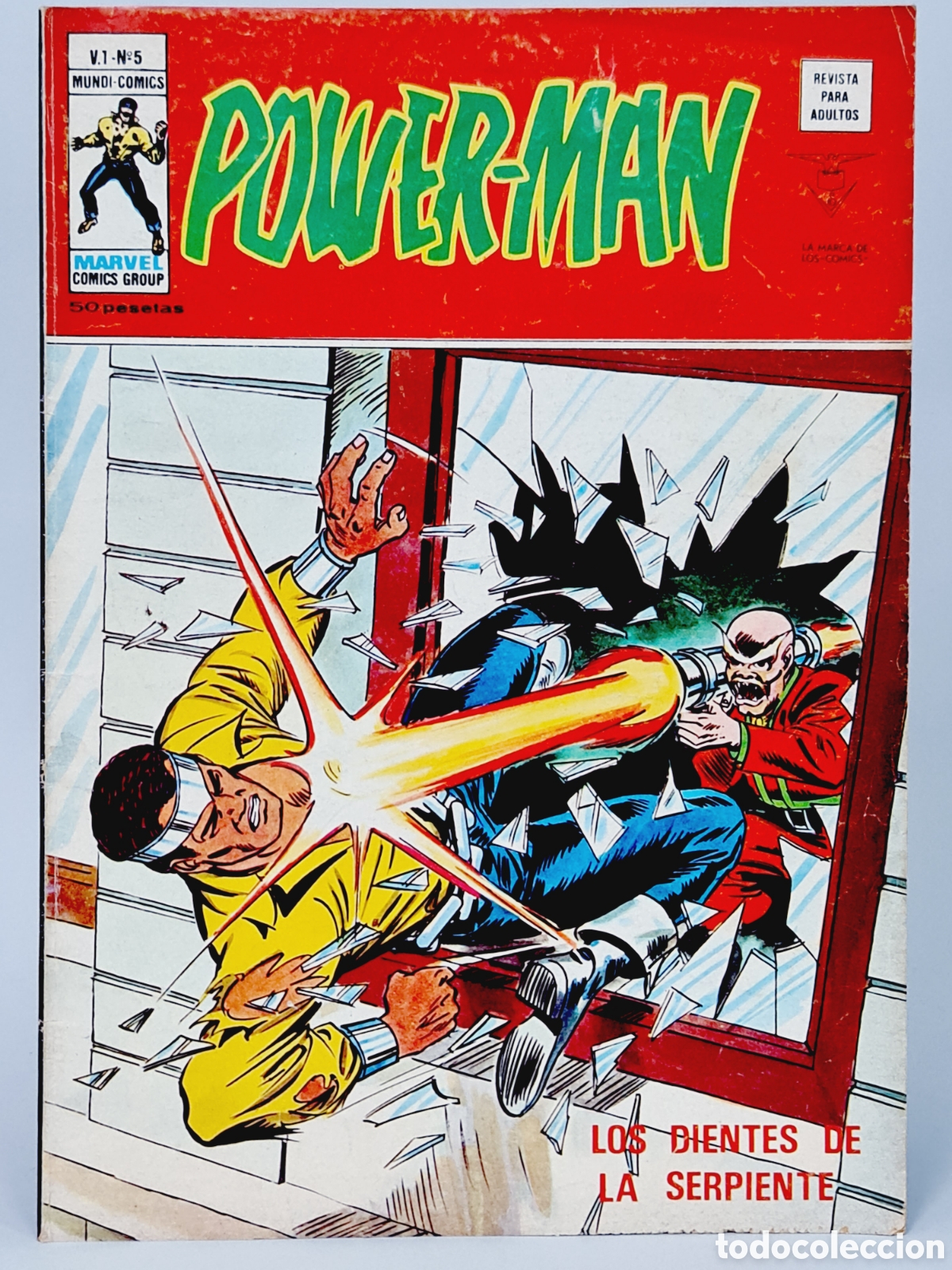 C&oacute;mics: COMIC POWER-MAN 5 LOS DIENTES DE LA SERPIENTE MARVEL EDICIONES VERTICE POWERMAN BUEN ESTADO - Foto 1