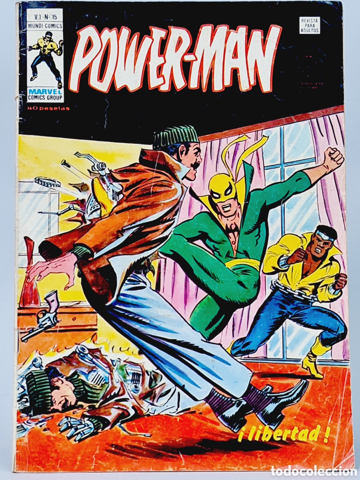 C&oacute;mics: COMIC POWER-MAN 15 LIBERTAD MARVEL EDICIONES VERTICE POWERMAN NORMAL ESTA - Foto 1
