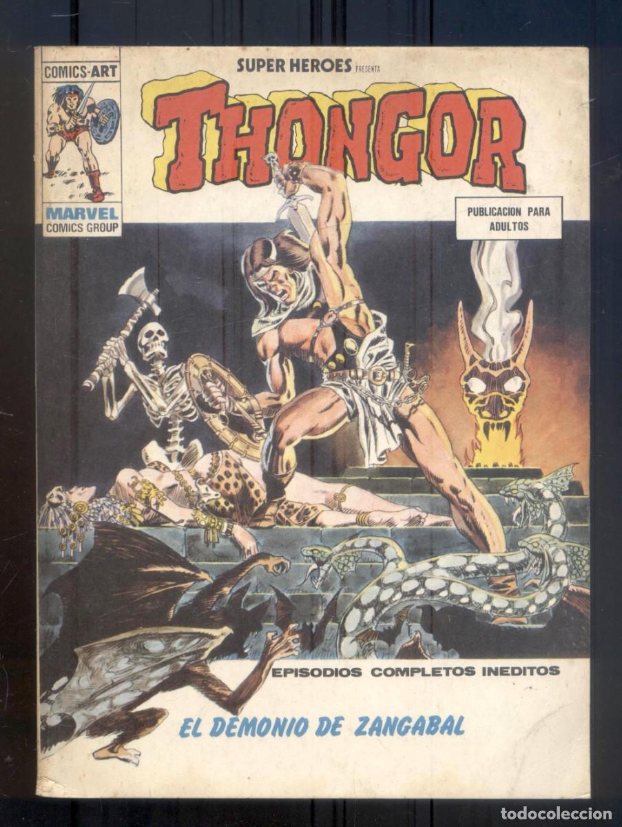 C&oacute;mics: NUMULITE L1354 Thongor El demonio de Zangabal Marvel Comics Group Ediciones V&eacute;rtice - Foto 1