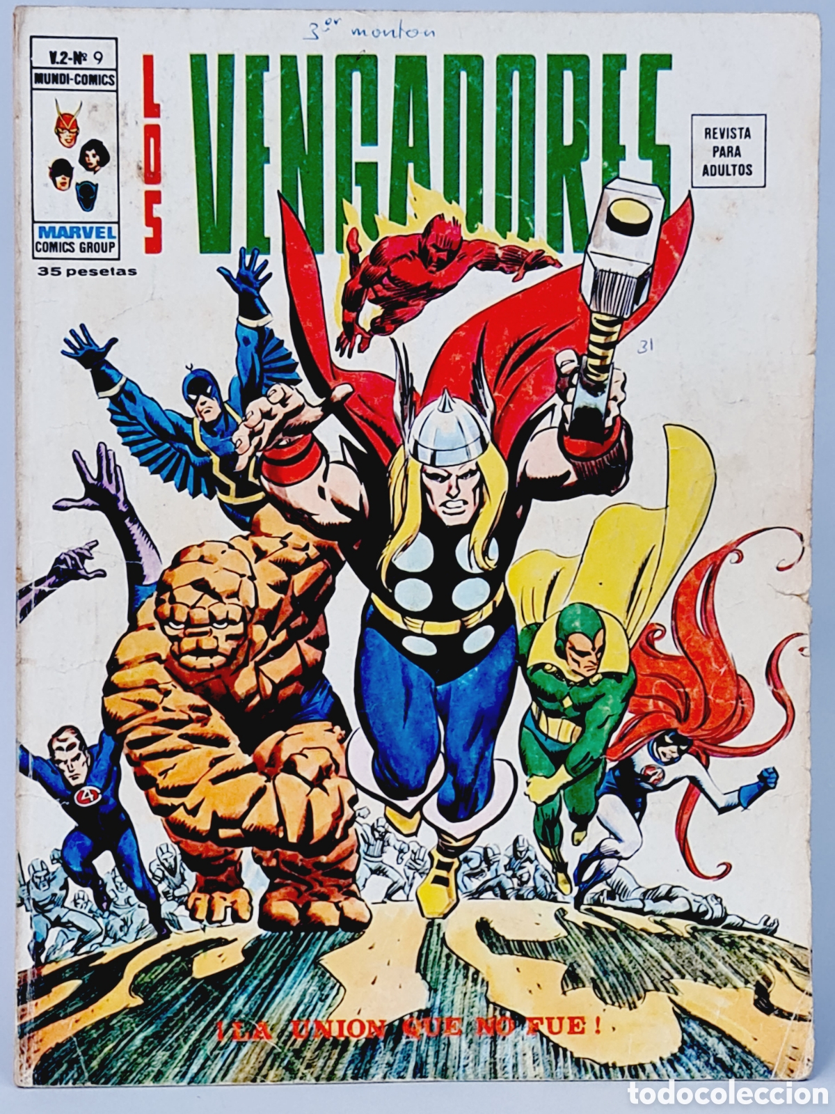 C&oacute;mics: COMIC LOS VENGADORES 36 MARVEL EDICIONES VERTICE VOL2 VOL.2 VOLUMEN NORMAL ESTADO - Foto 1
