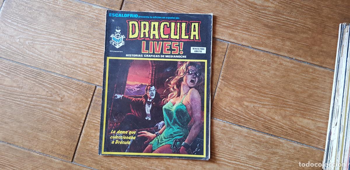 C&oacute;mics: ESCALOFRIO N&ordm; 36 DRACULA LIVES EDICIONES VERTICE. - Foto 1