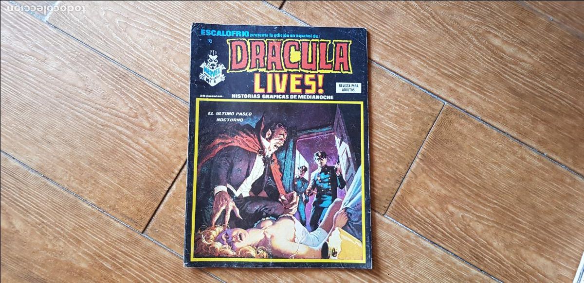 C&oacute;mics: ESCALOFRIO N&ordm; 32 DRACULA LIVES EDICIONES VERTICE. - Foto 1