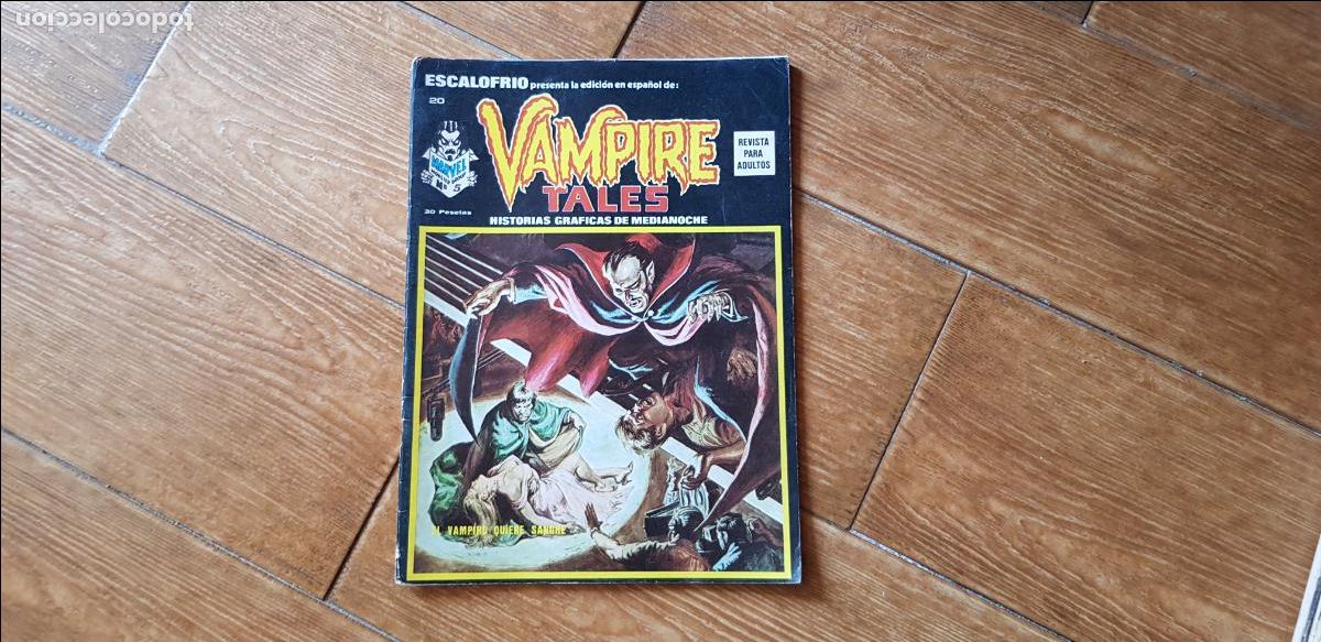 C&oacute;mics: ESCALOFRIO N&ordm; 20 VAMPIRE TALES MONSTER GROUP EDICIONES VERTICE. - Foto 1