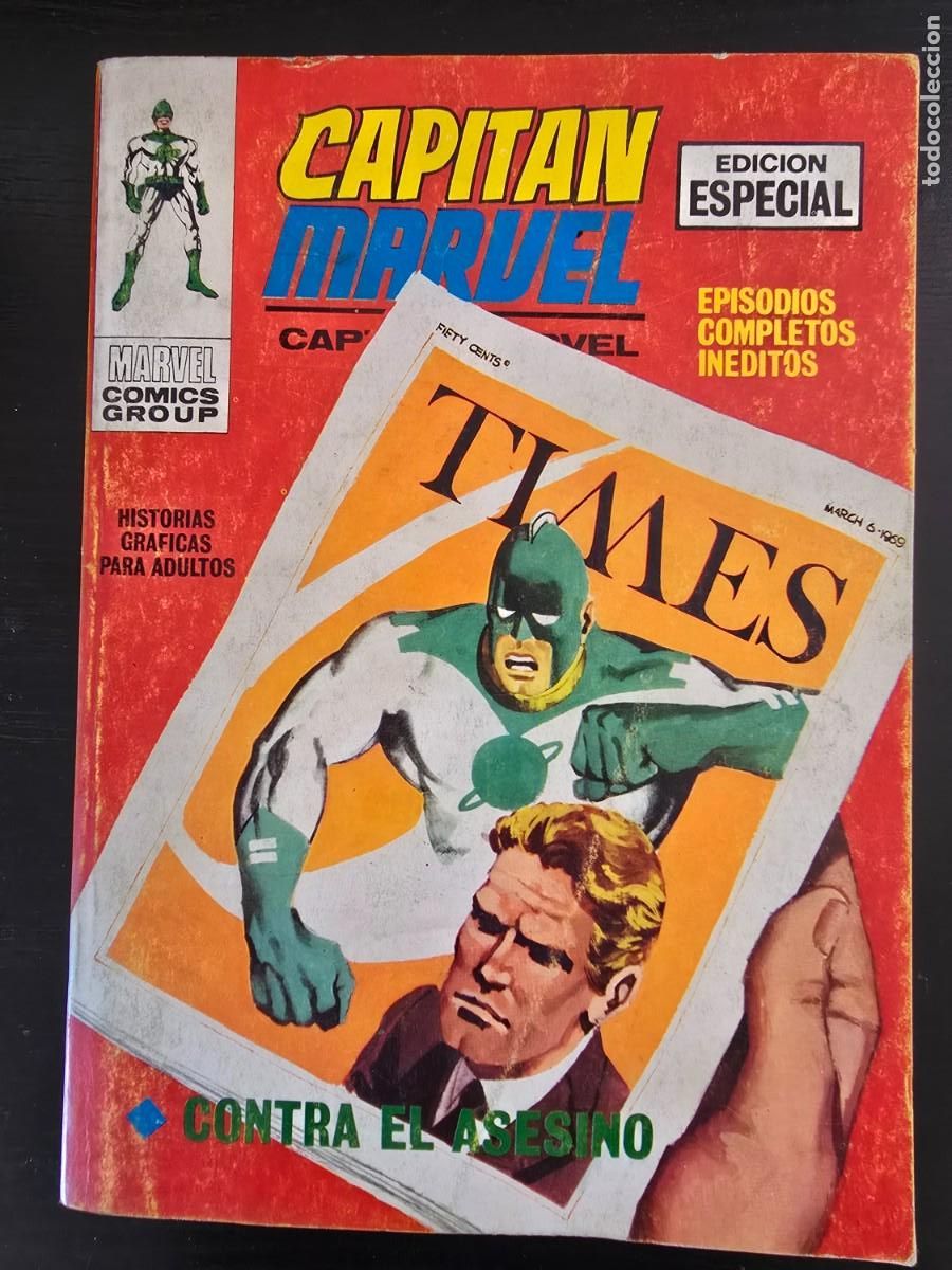 C&oacute;mics: Capitan Marvel 5 Vol.1 Vertice 25 ptas - Foto 1