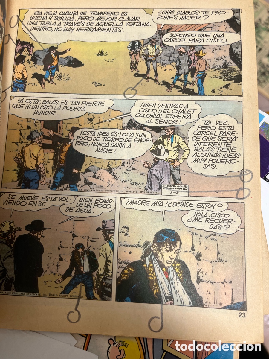 C&oacute;mics: Comic1 EL SECUESTRO DE CISCO KID N&deg;6. EDICIONES V&Eacute;RTICE - Foto 2