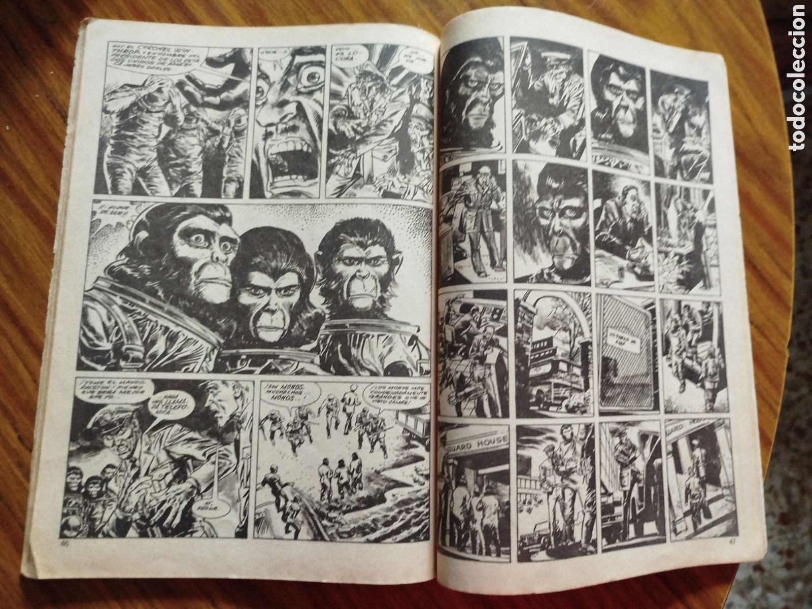C&oacute;mics: El planeta de los simios. Vol.2-N&deg; 12. El planeta de los monos. Ediciones V&eacute;rtice. - Foto 5