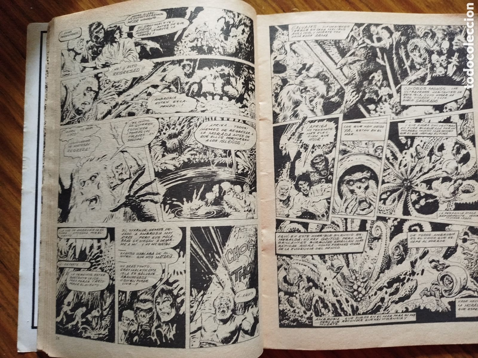 C&oacute;mics: El planeta de los simios. Vol.2-N&deg; 15. El planeta de los monos. Ediciones V&eacute;rtice. - Foto 3