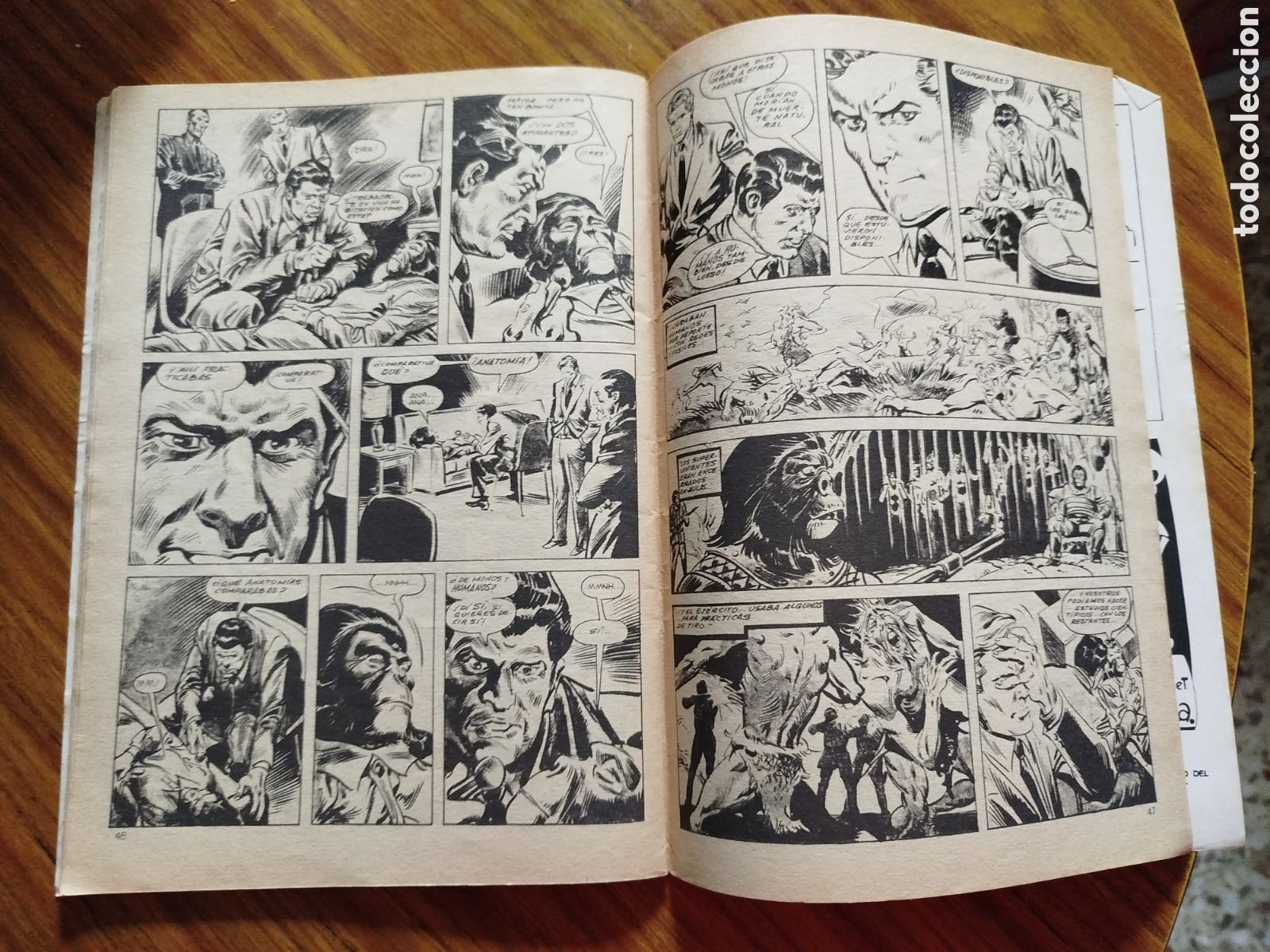 C&oacute;mics: El planeta de los simios. Vol.2-N&deg; 15. El planeta de los monos. Ediciones V&eacute;rtice. - Foto 4